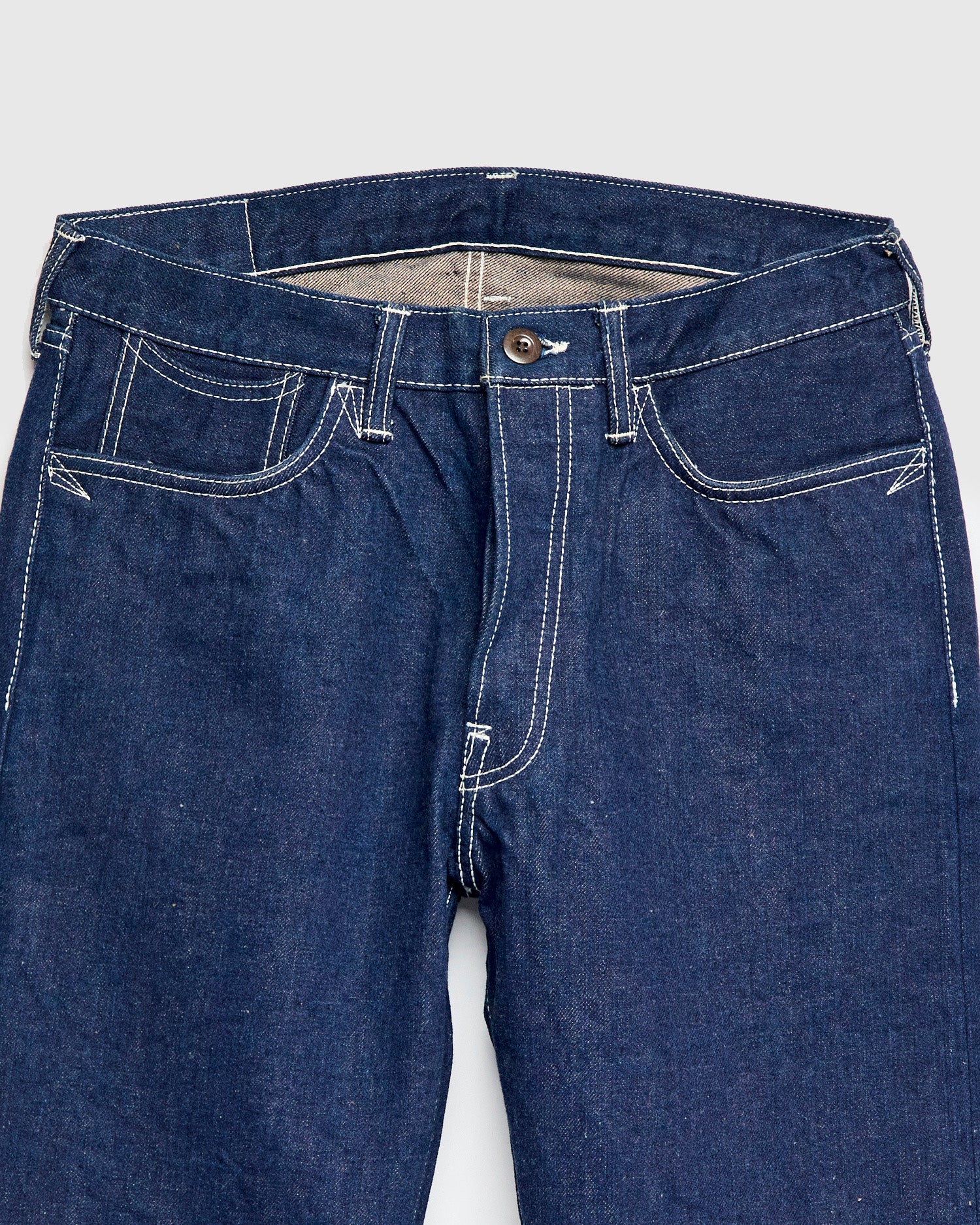 SP-115S "Earth Denim" 45th Anniversary 15oz Fox Fiber Selvedge Denim - Regular Tapered Fit - Image 6