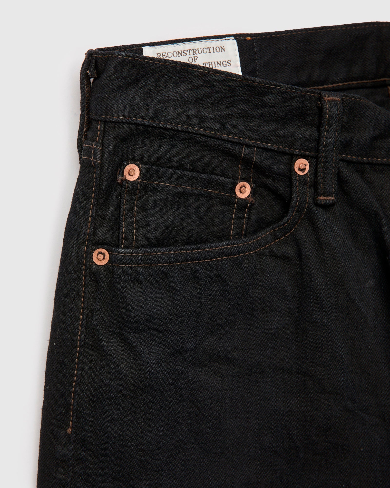 SP-120S "Amami Dorozome" 45th Anniversary 18oz Indigo Mud Dye Selvedge Denim - Regular Straight Fit - Image 8