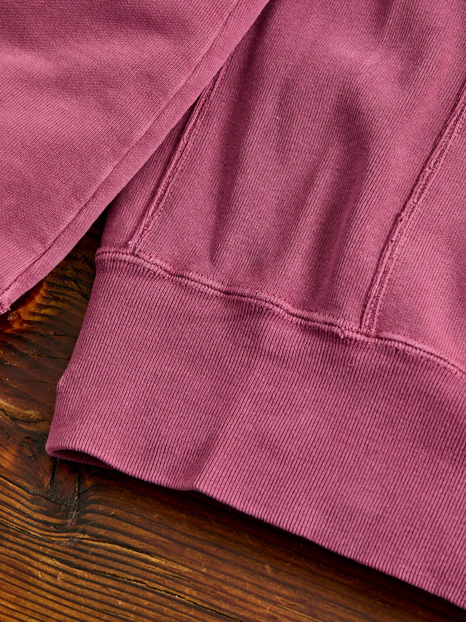 Special Finish Zip Hoodie in Bordeaux - Image 8
