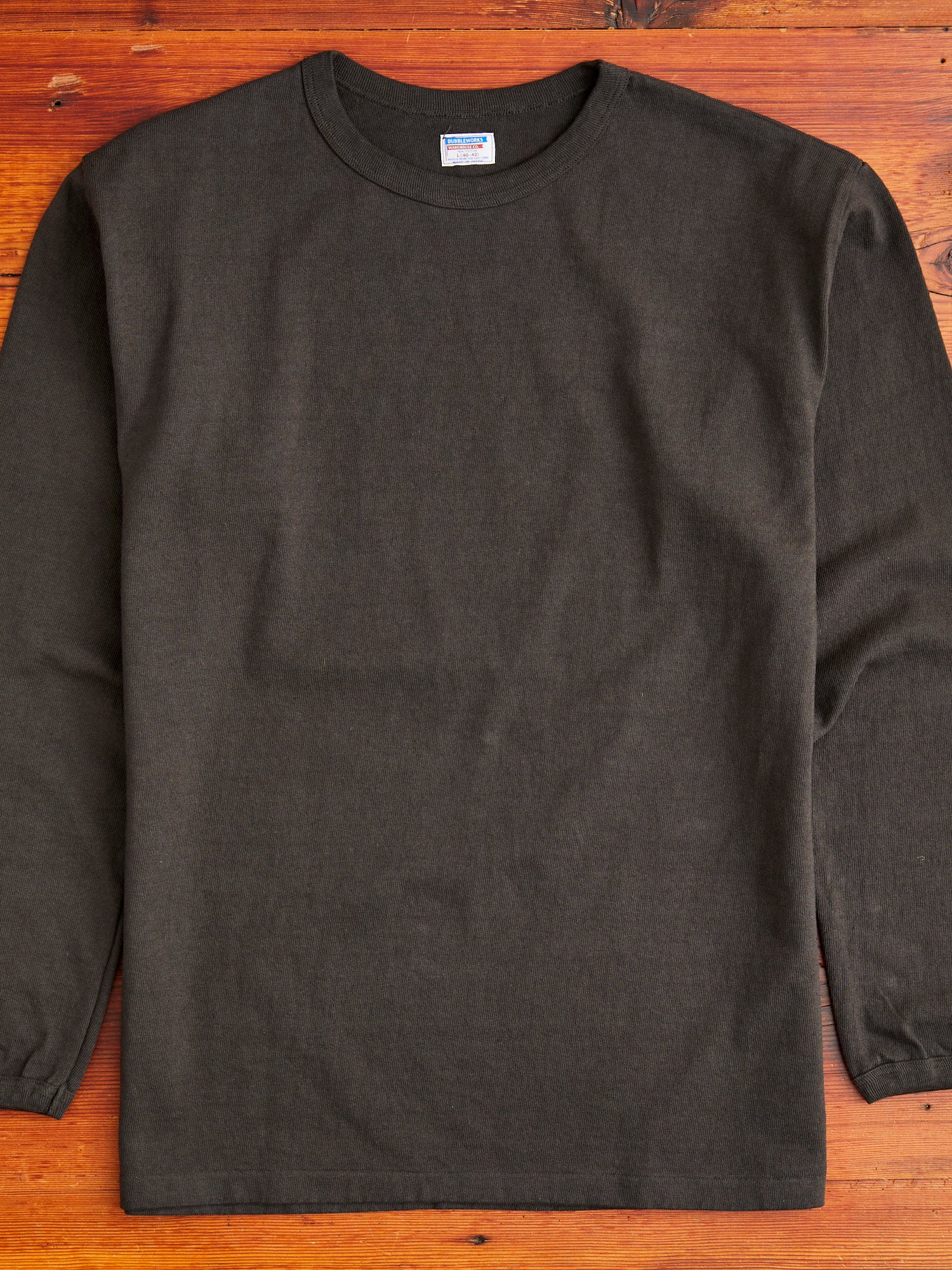 Stand Wheeler Heavyweight Longsleeve T-Shirt in Sumikuro