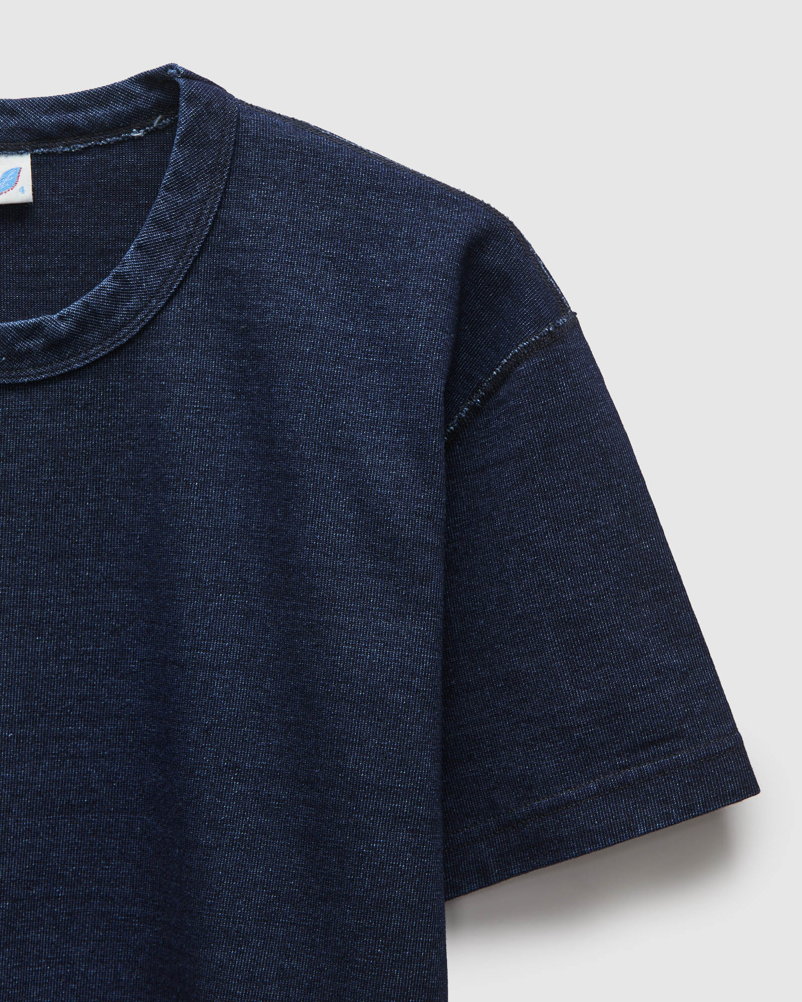 Super Heavyweight Jersey T-Shirt in Indigo - Image 6