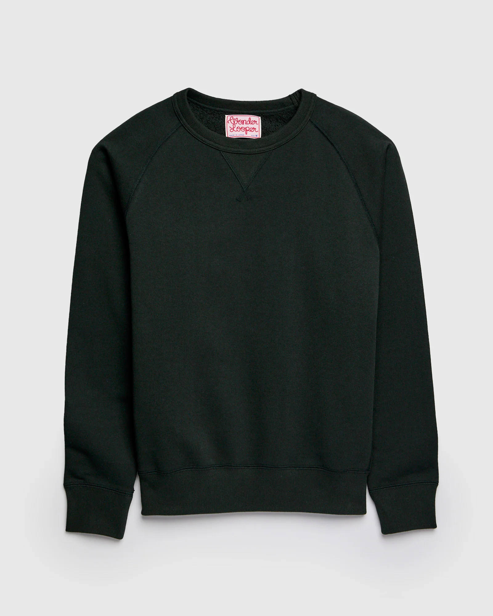 Super Looper Crewneck in Sumi Black