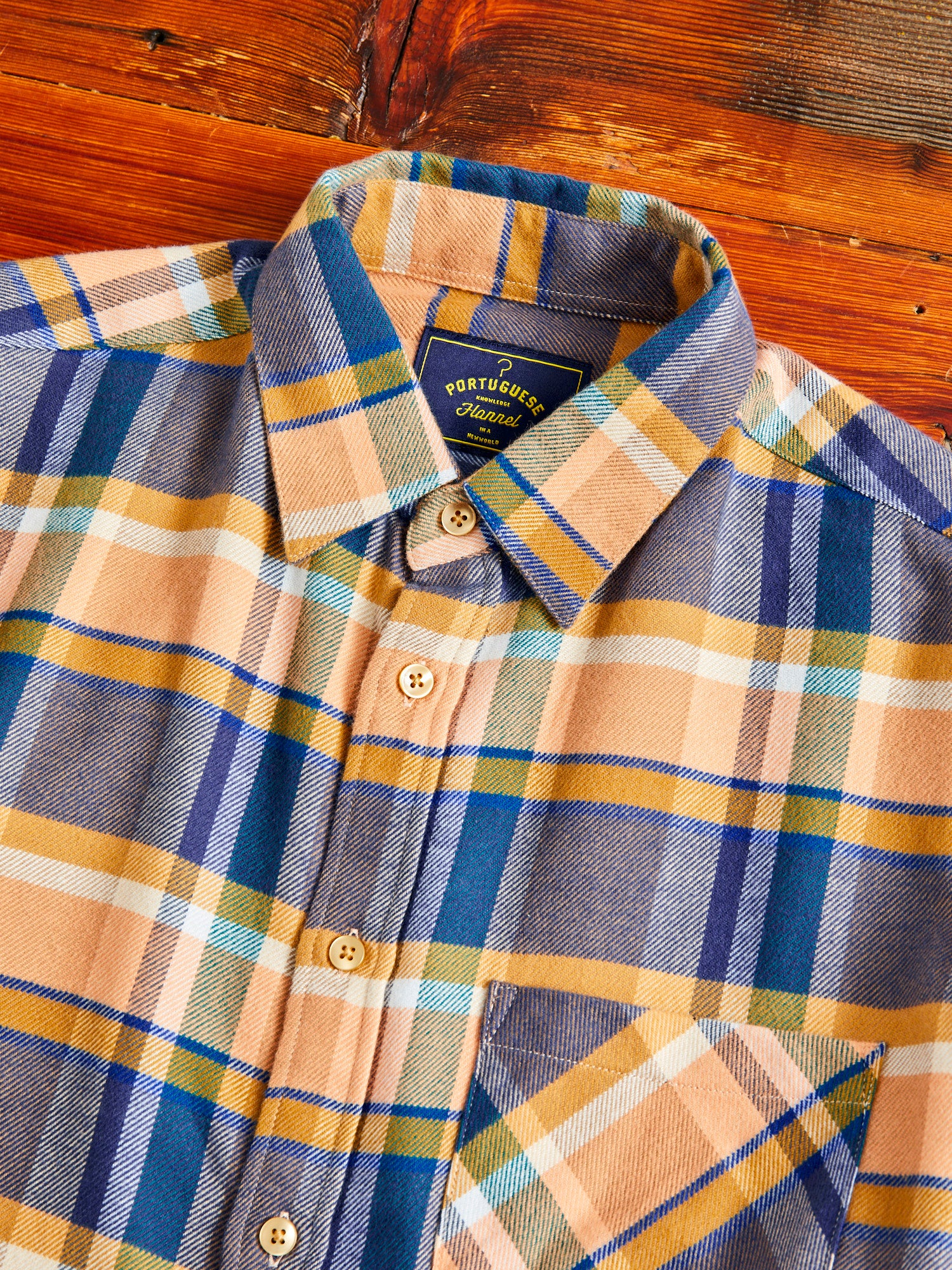 Sussu Button-Up Shirt in Tan - Image 3