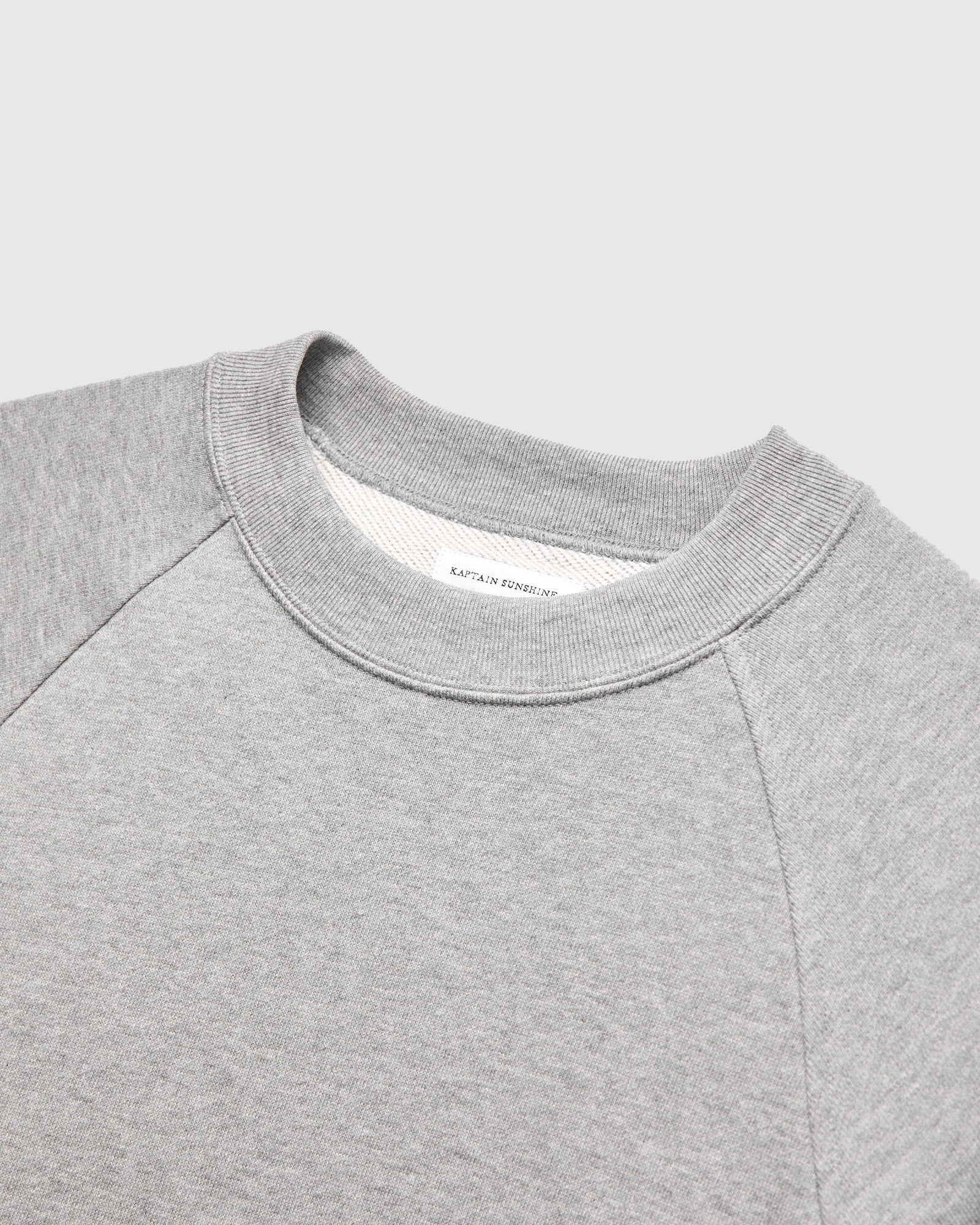 Suvin Crewneck Pullover in Feather Grey - Image 3