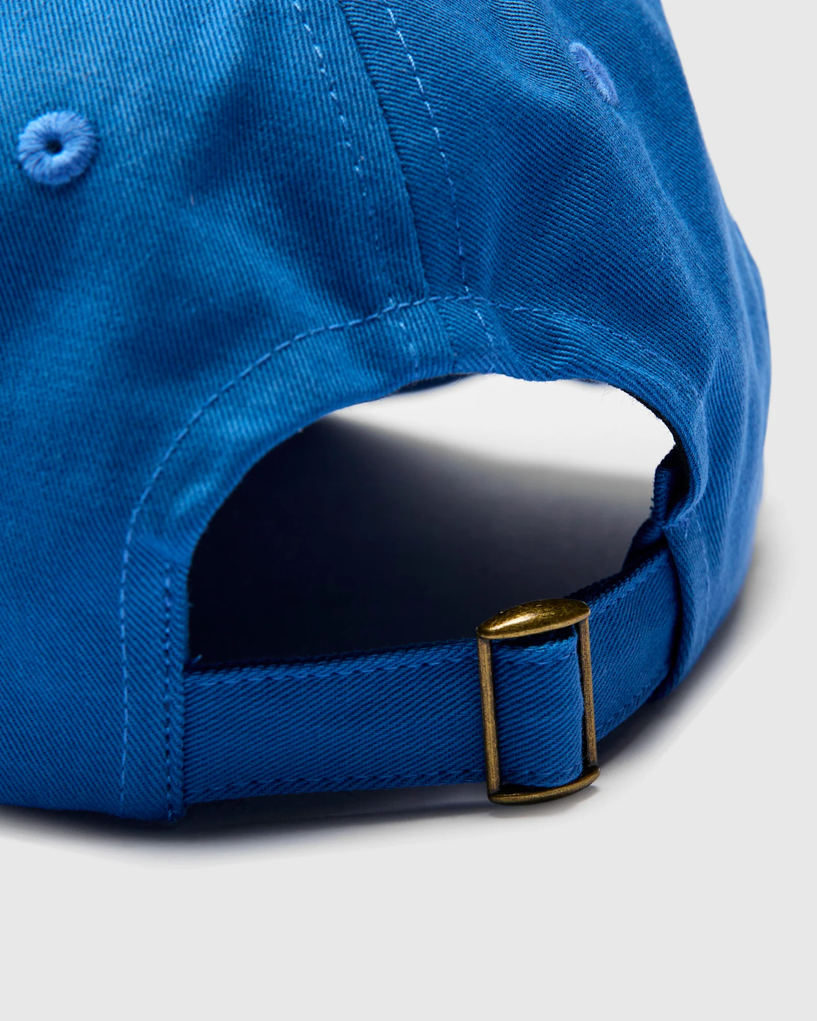 Swan Logo Cotton Twill Cap in Washed Blue - Image 5