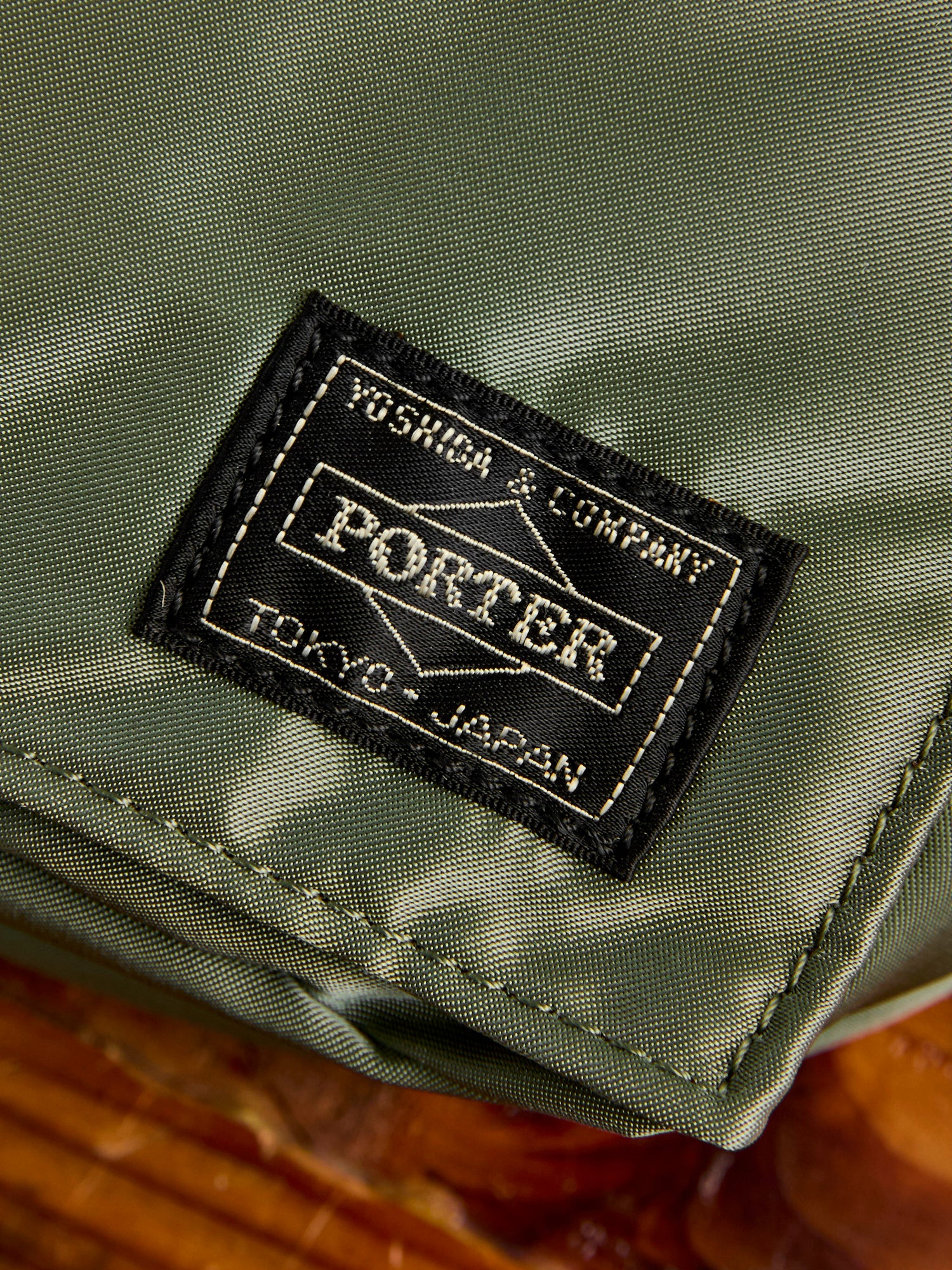 "Tanker" 2-Way Briefcase in Sage Green - Image 12