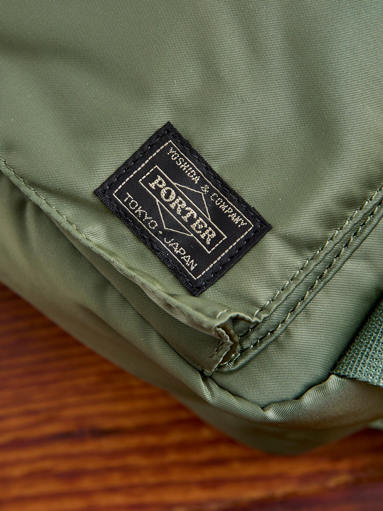 "Tanker" 2-Way Waist Bag in Sage Green - Image 4