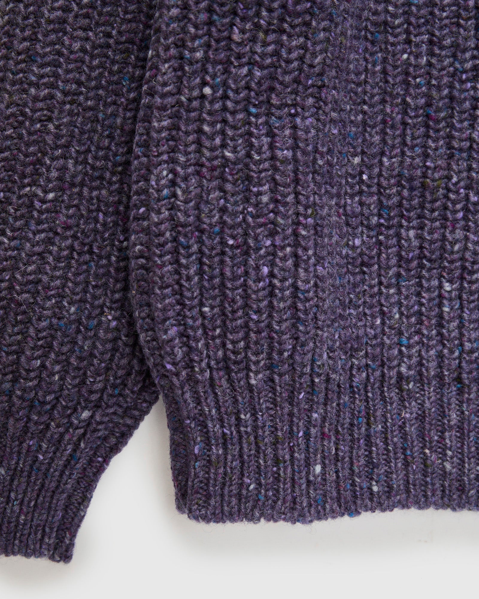 "Taste Of The Future" Wool Knit Sweater in Violet Dreams - Image 6