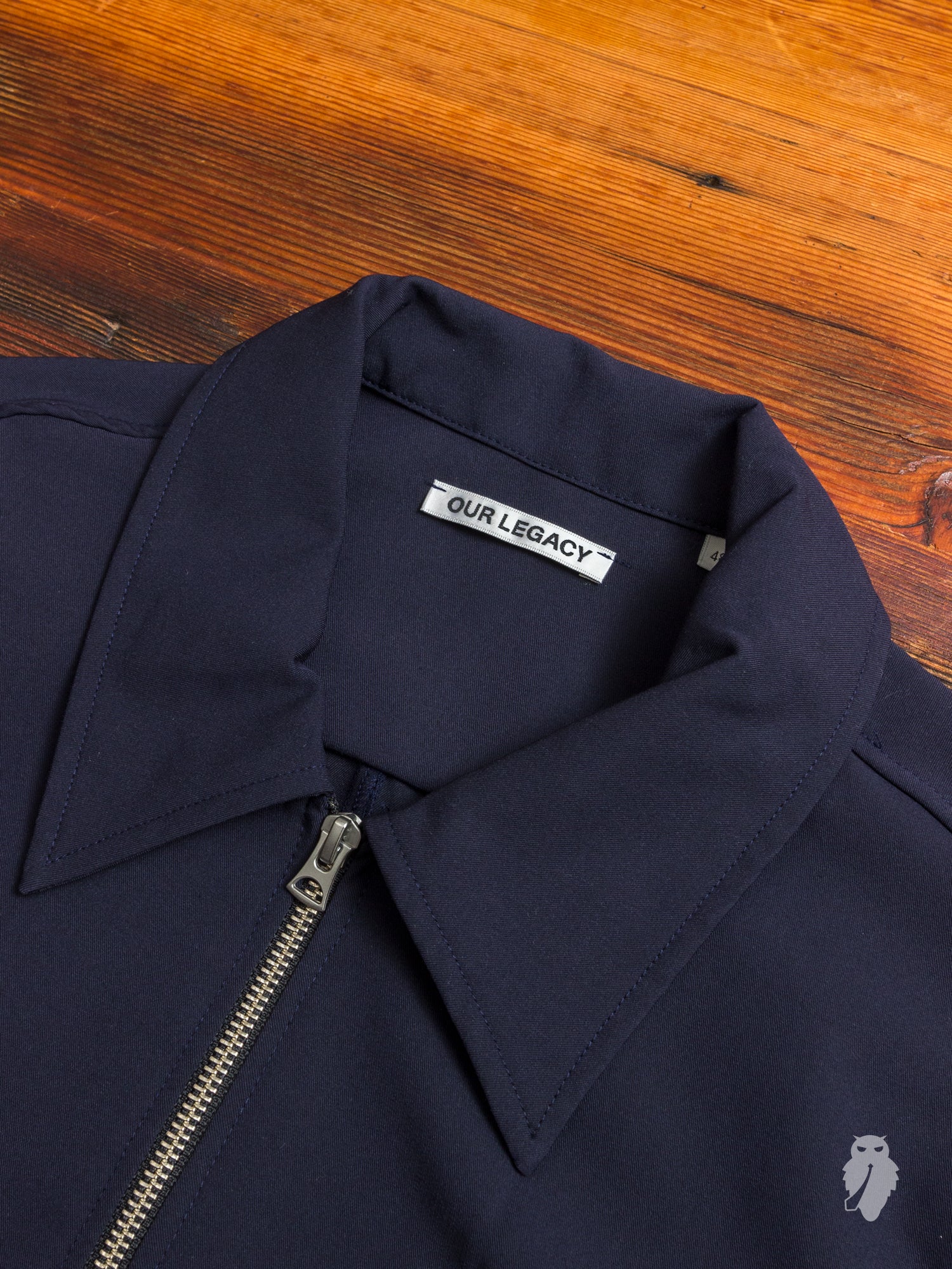 Tech Blouson in Navy Nylon - Image 3