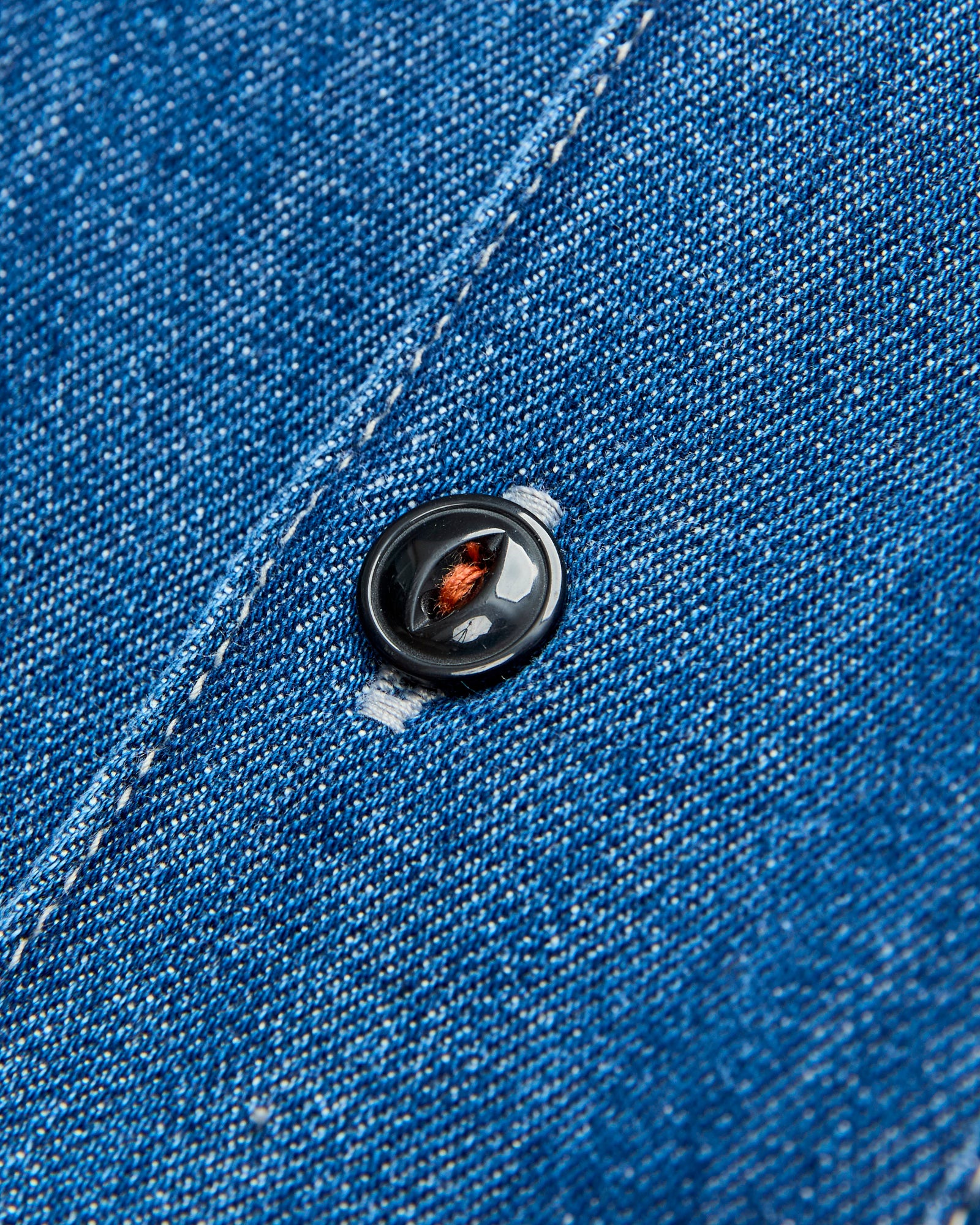 The Wrench Short Sleeve Shirt in Light Indigo - Image 5