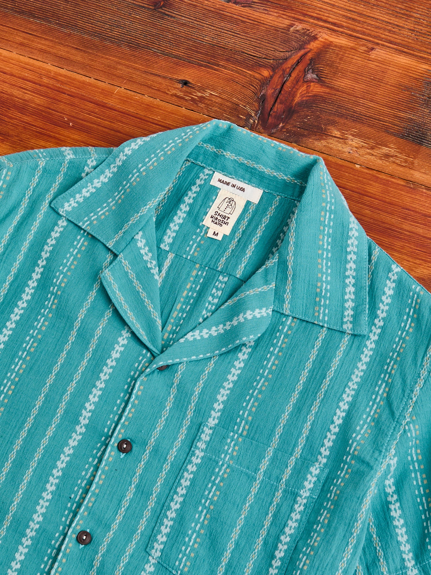 The Wrench Short Sleeve Shirt in Summer Turquoise - Image 3