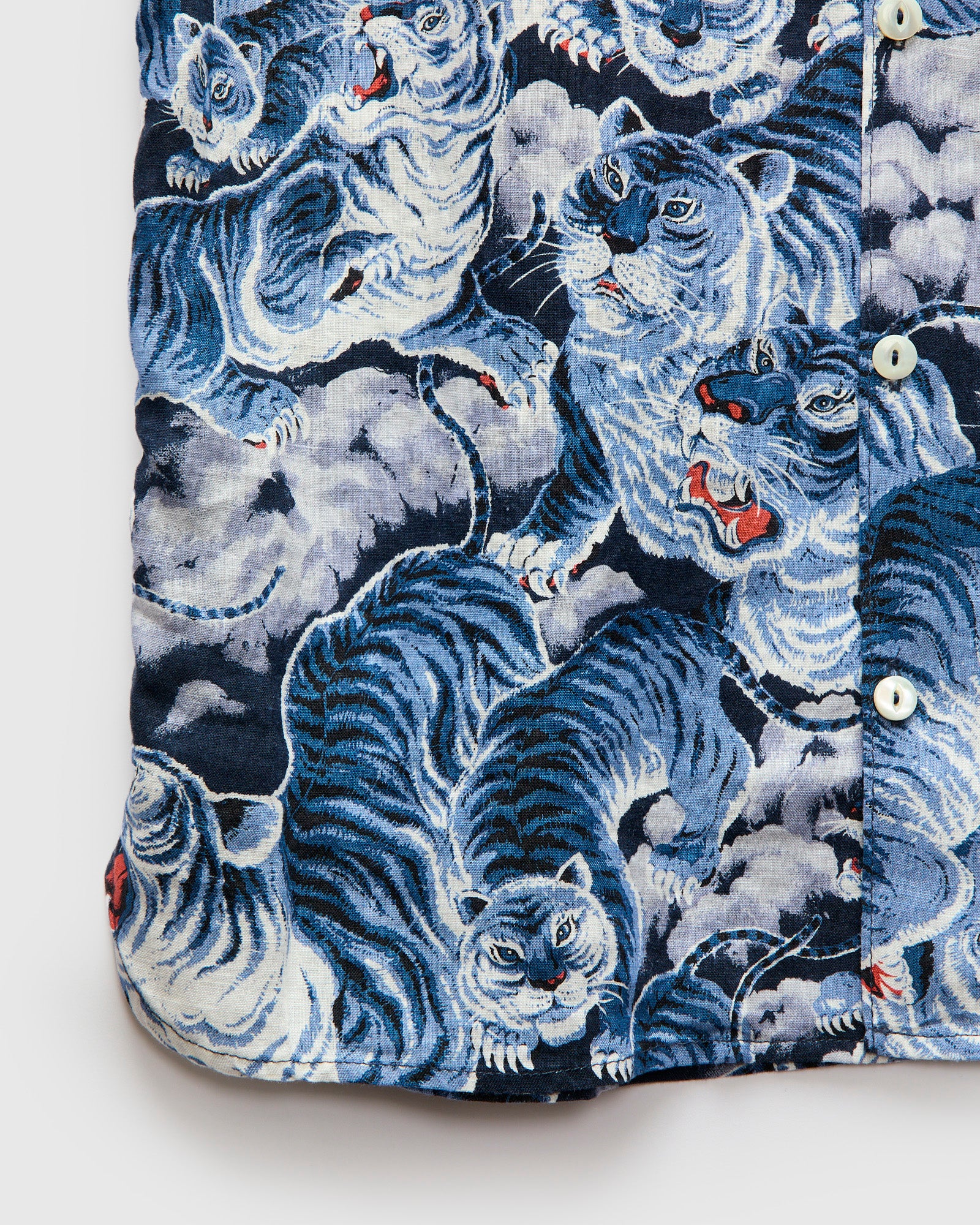 Hawaiian Shirt in Ice Tiger - Image 7