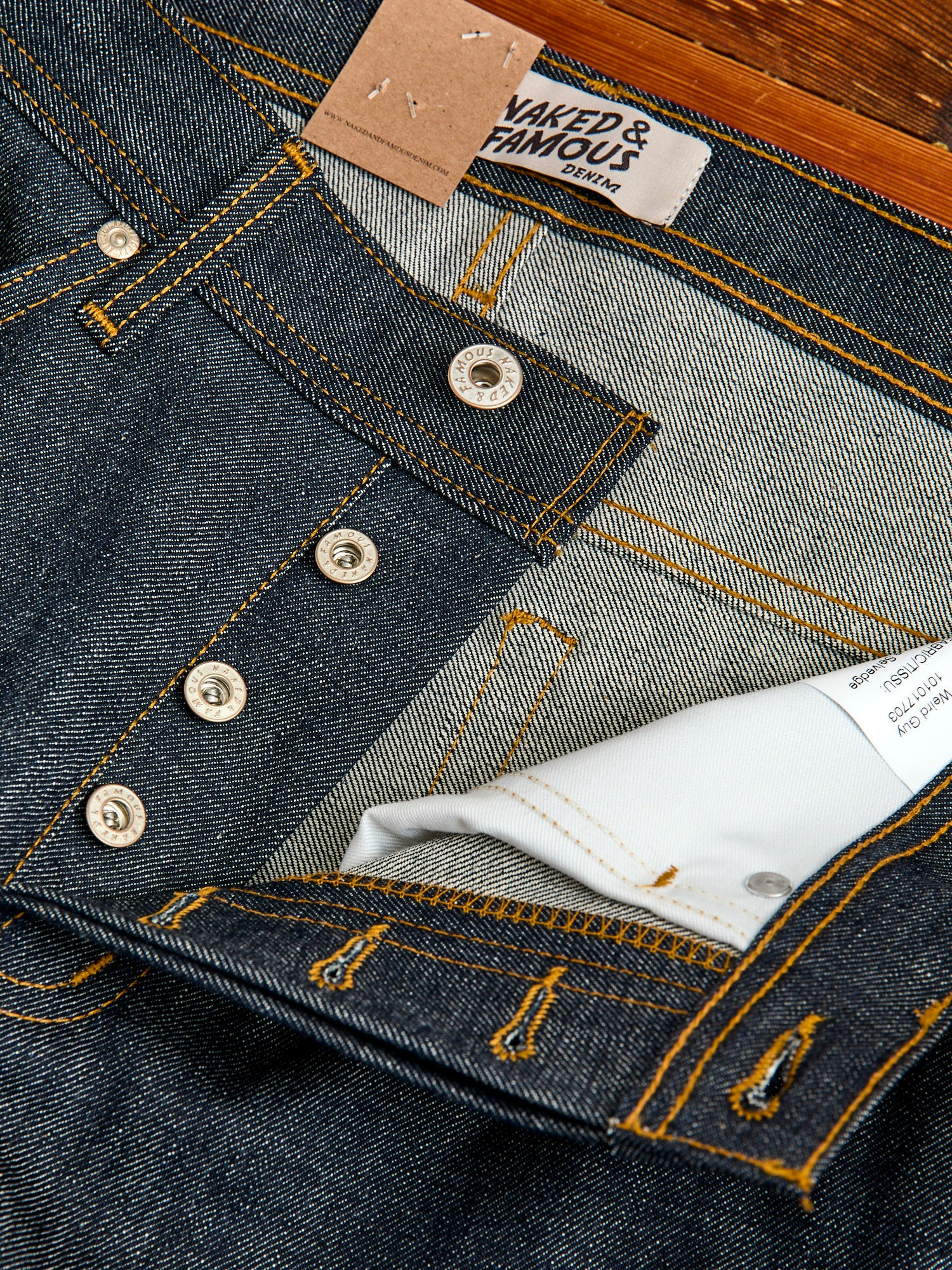 "Tried & True Selvedge" 12.5oz Selvedge Denim - Weird Guy Fit - Image 8