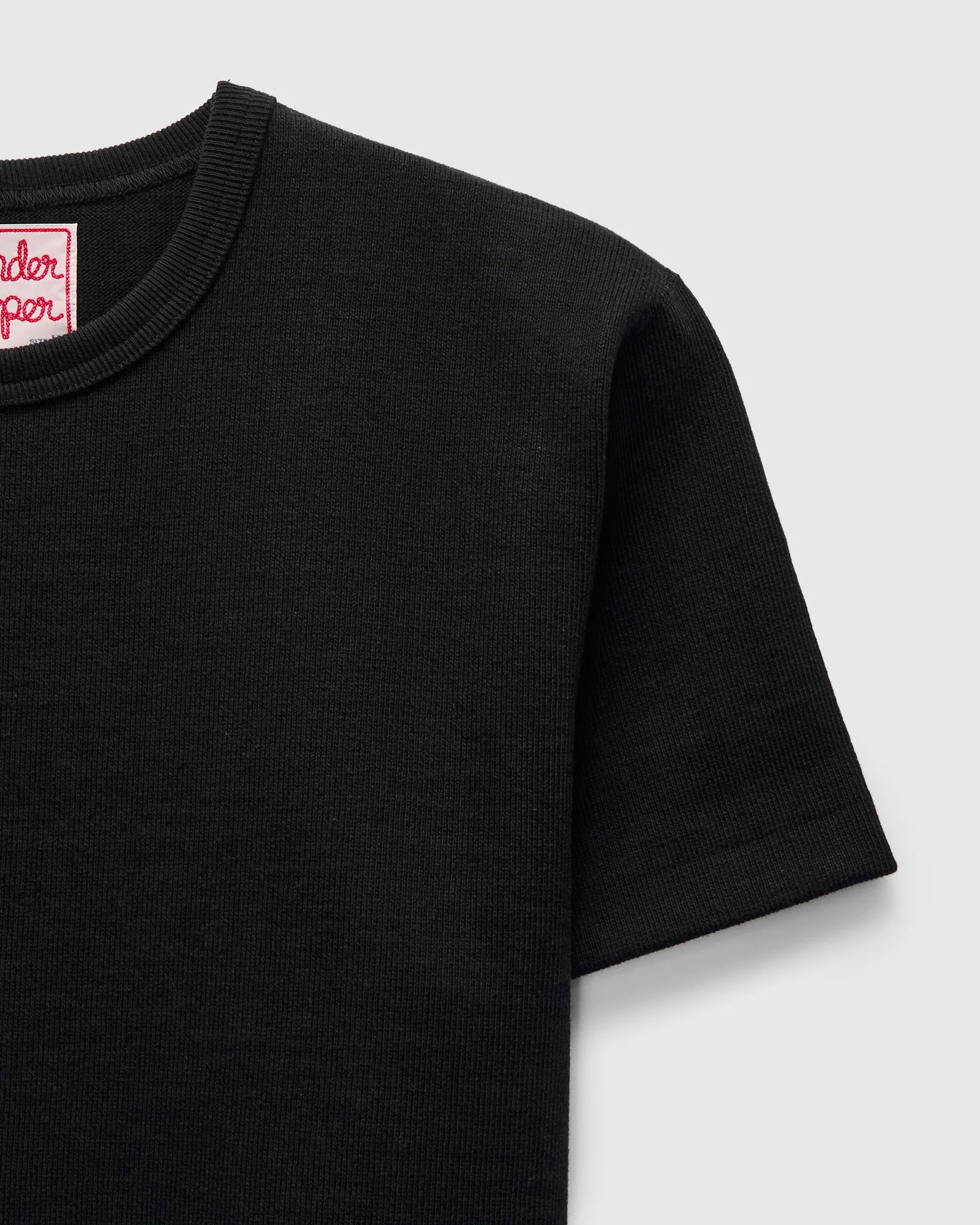 Triple Heavyweight Tsuriami 17.5oz T-Shirt in Black - Image 4