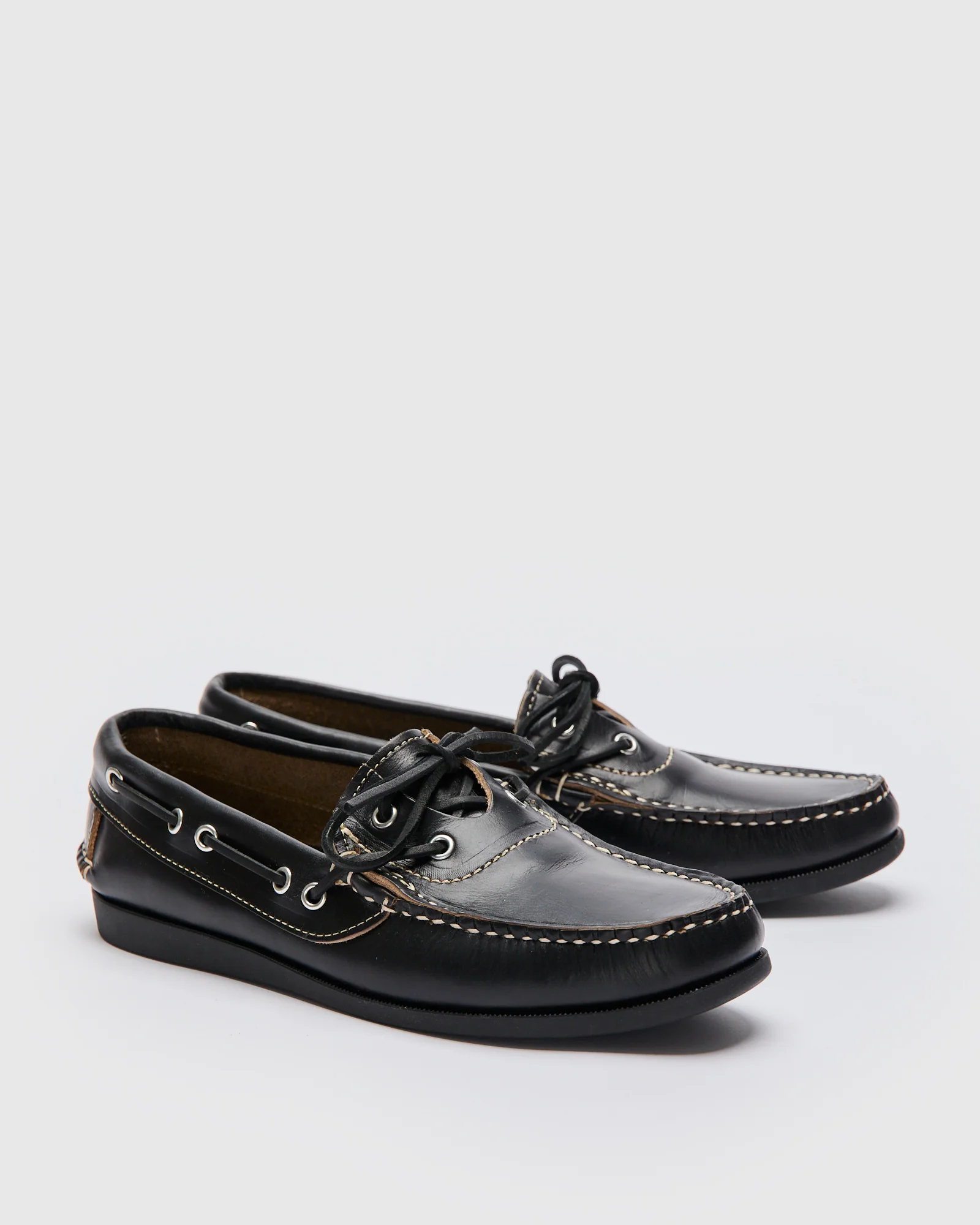 Trooper Moc Loafer in Black Horween Chromexcel