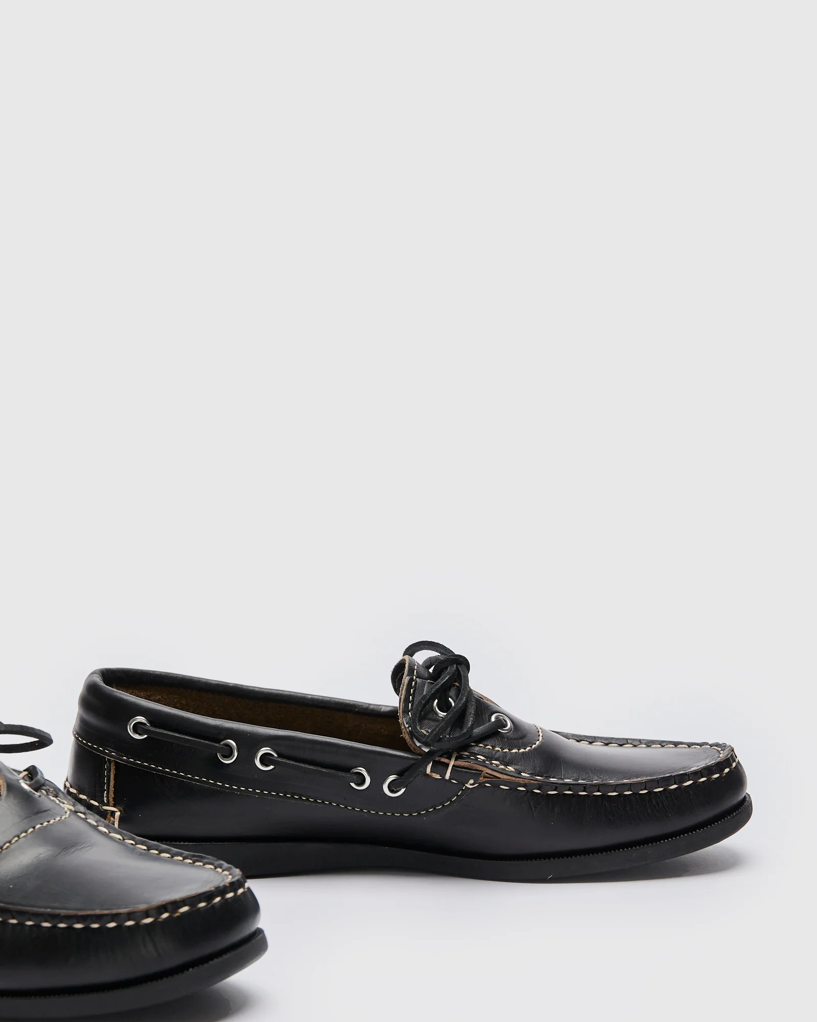 Trooper Moc Loafer in Black Horween Chromexcel - Image 4