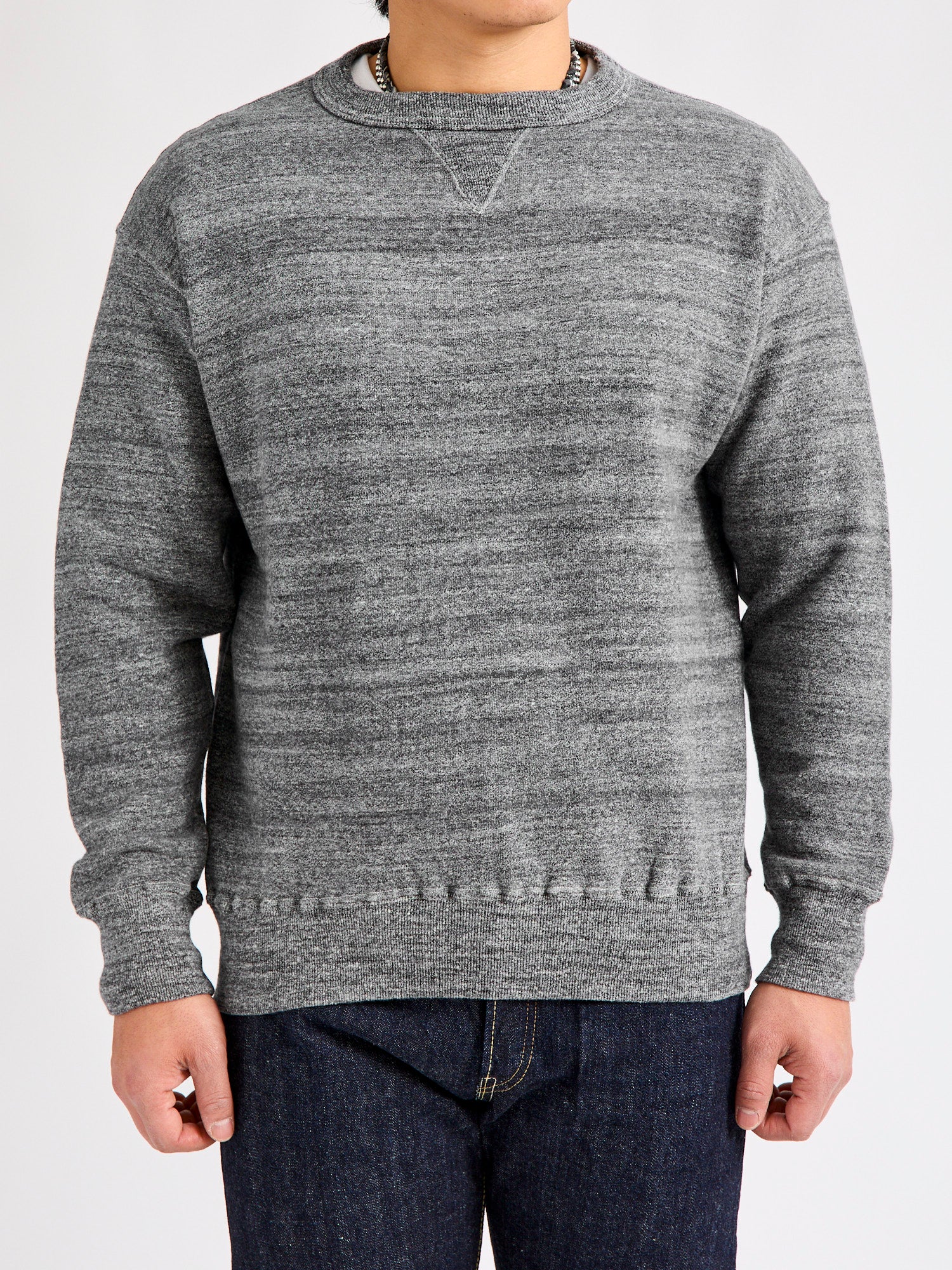 Tsuriami Loopwheel Sweatshirt in Heather Charcoal - Image 2