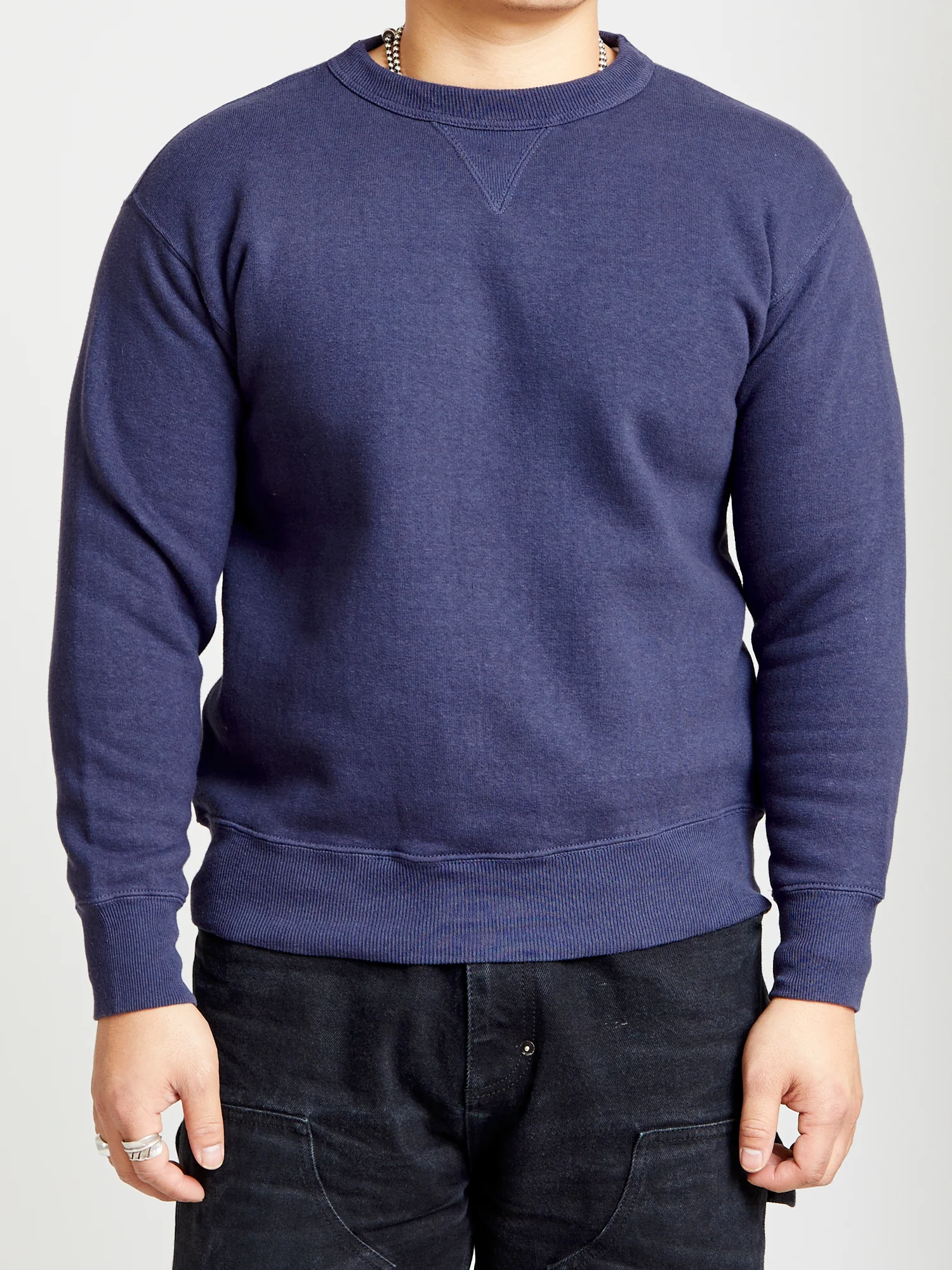 Tsuriami Loopwheel Sweatshirt in Navy - Image 2