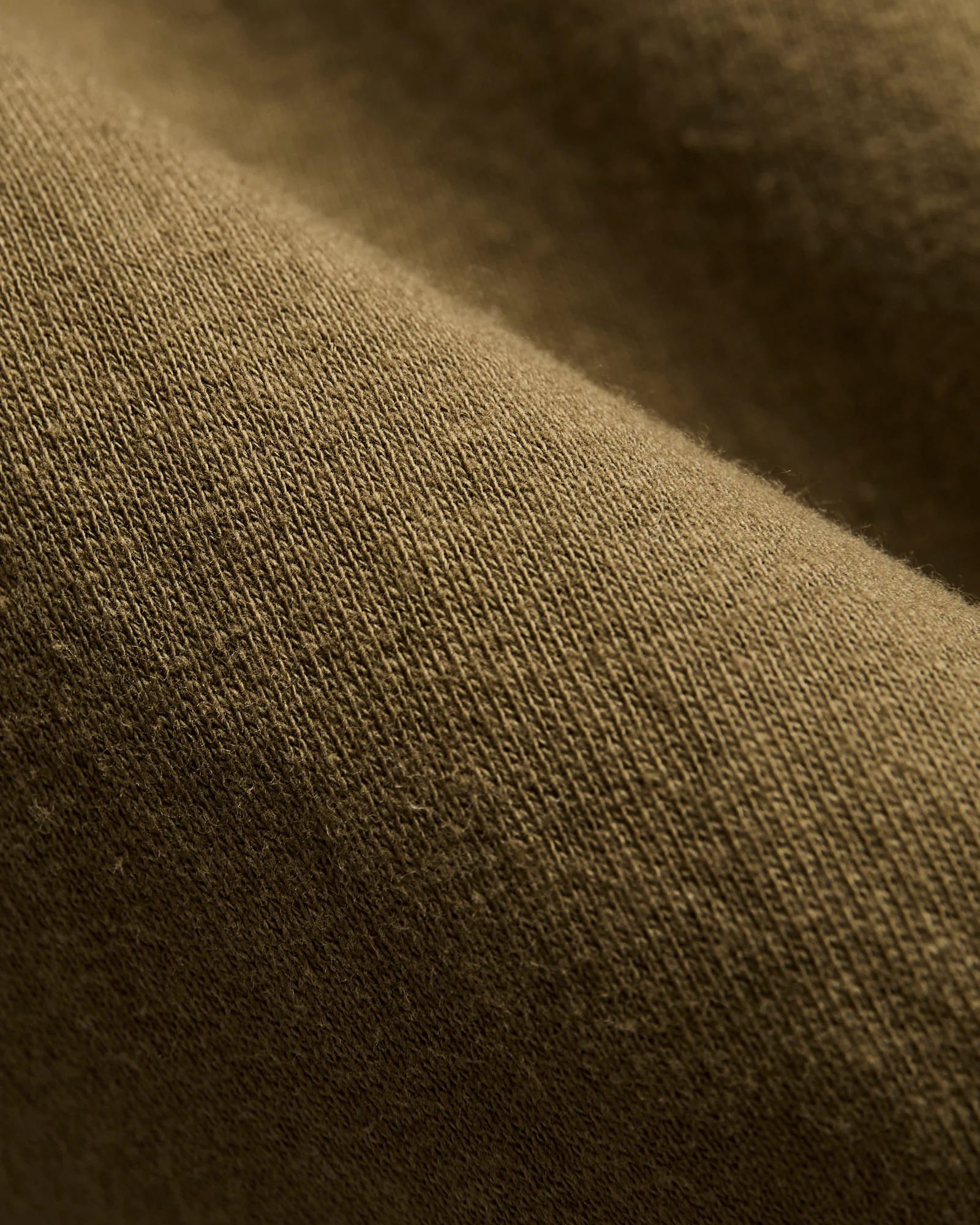 Tsuriami Loopwheel Zip Hoodie in Khaki - Image 2