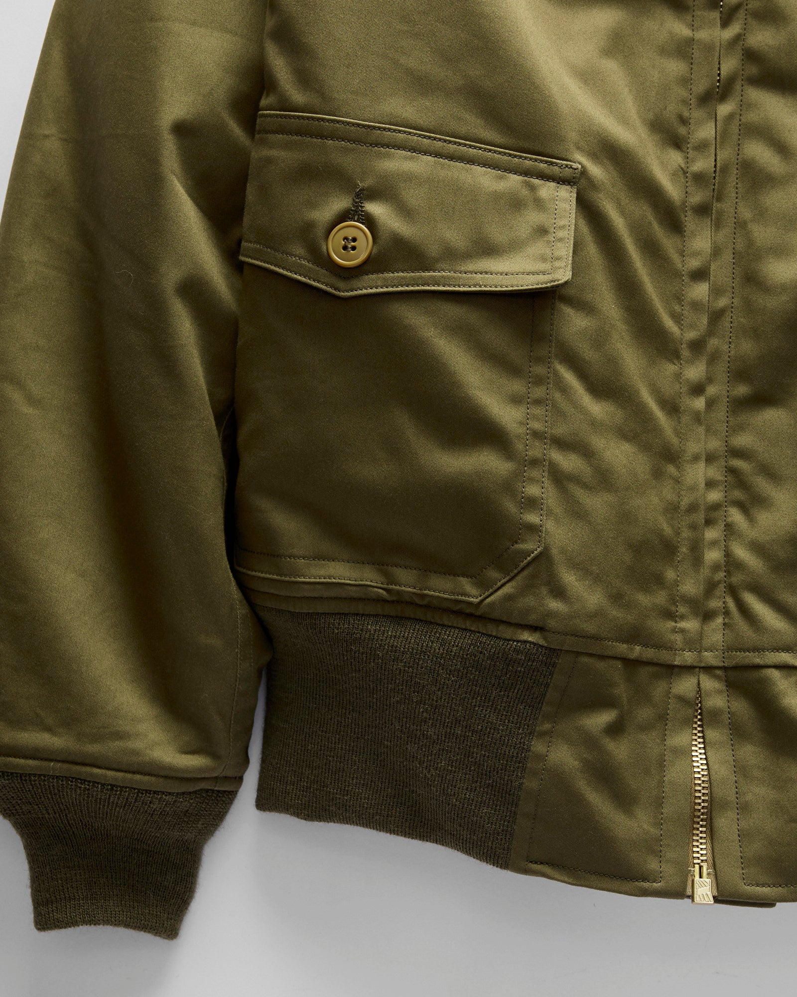 Type B-10 Flight Jacket in Olive - Image 5