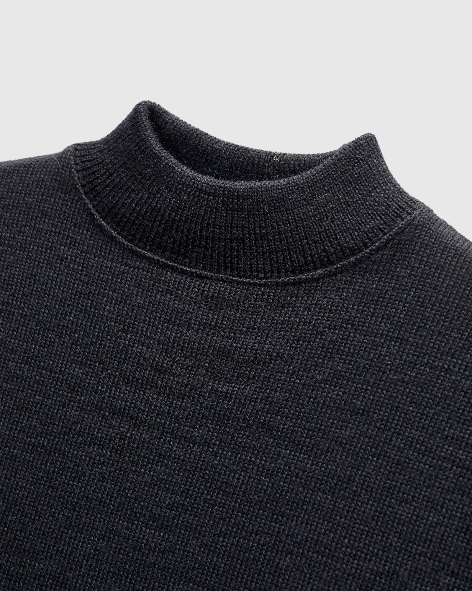 U.S.N. Blue Wool Jersey in Navy - Image 3
