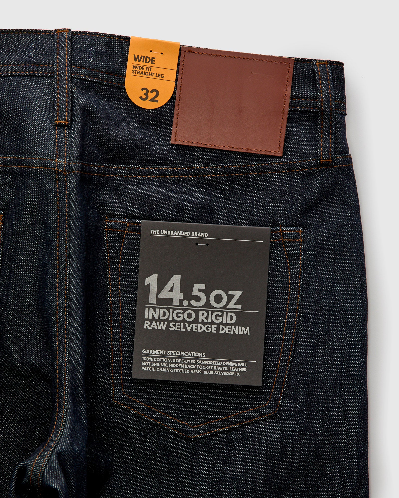 UB701 14.5oz Selvedge Denim - Wide Fit - Image 4