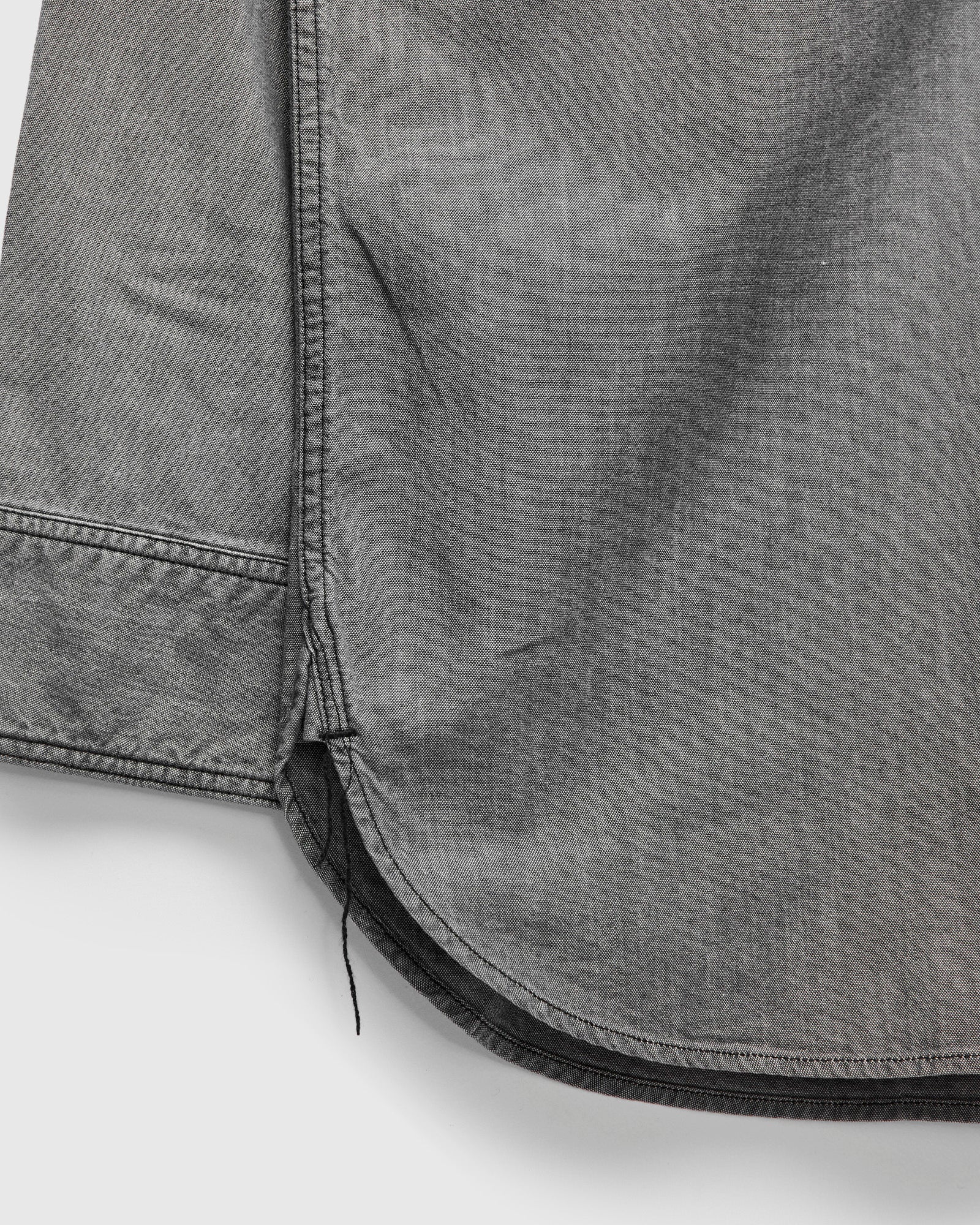 USN Chambray Shirt in Light Black - Image 6