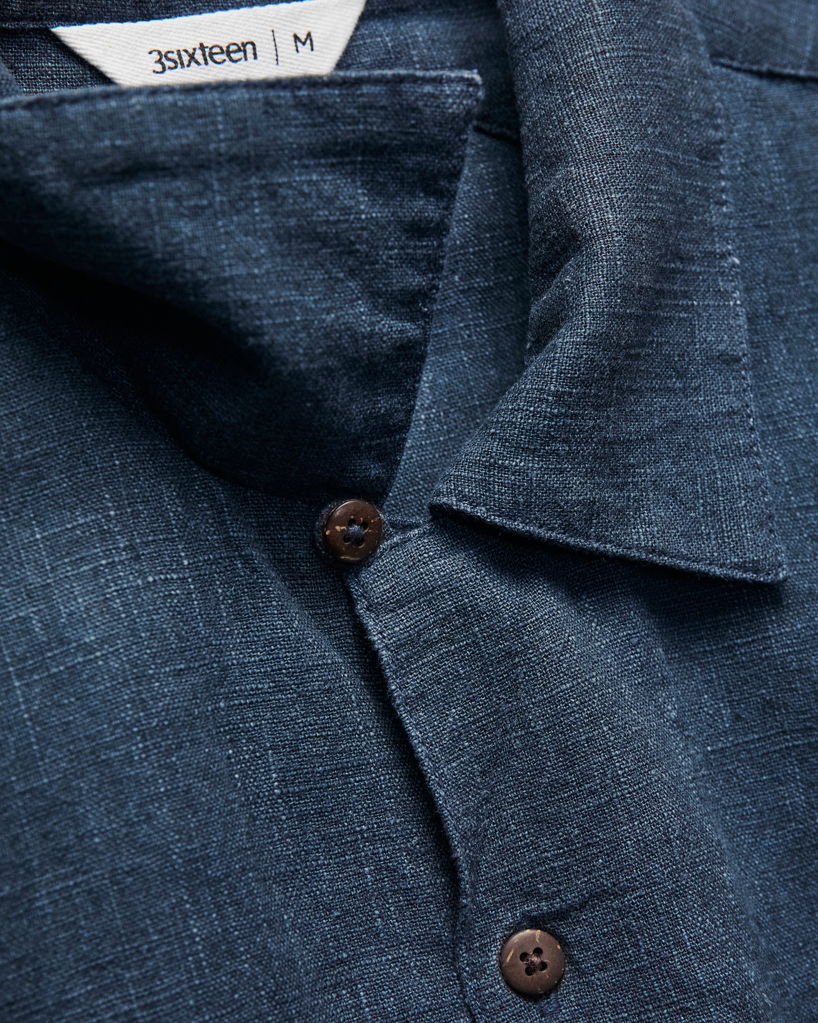 Vacation Shirt in Blue Linen - Image 7