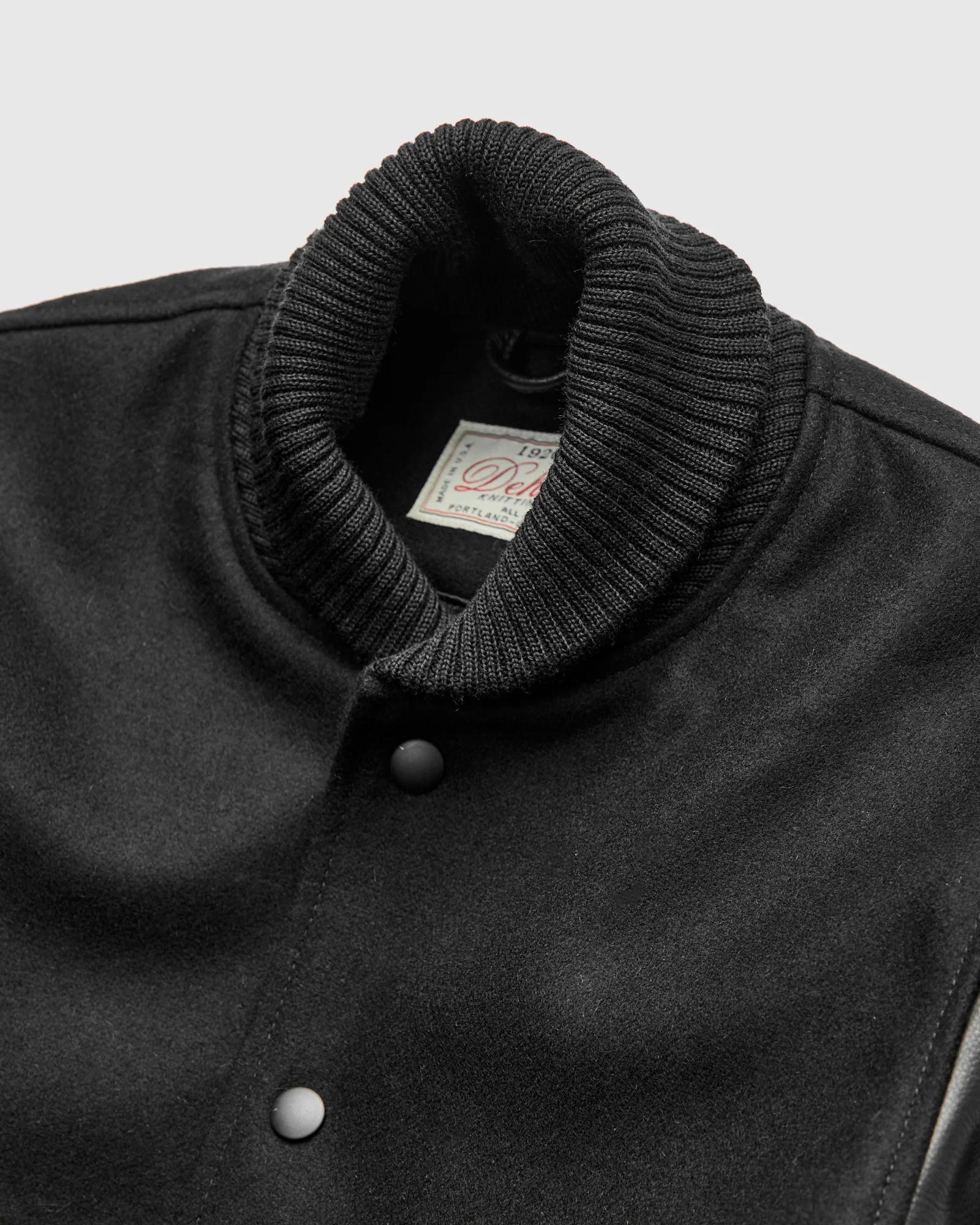 Varsity Jacket in Black - Image 4