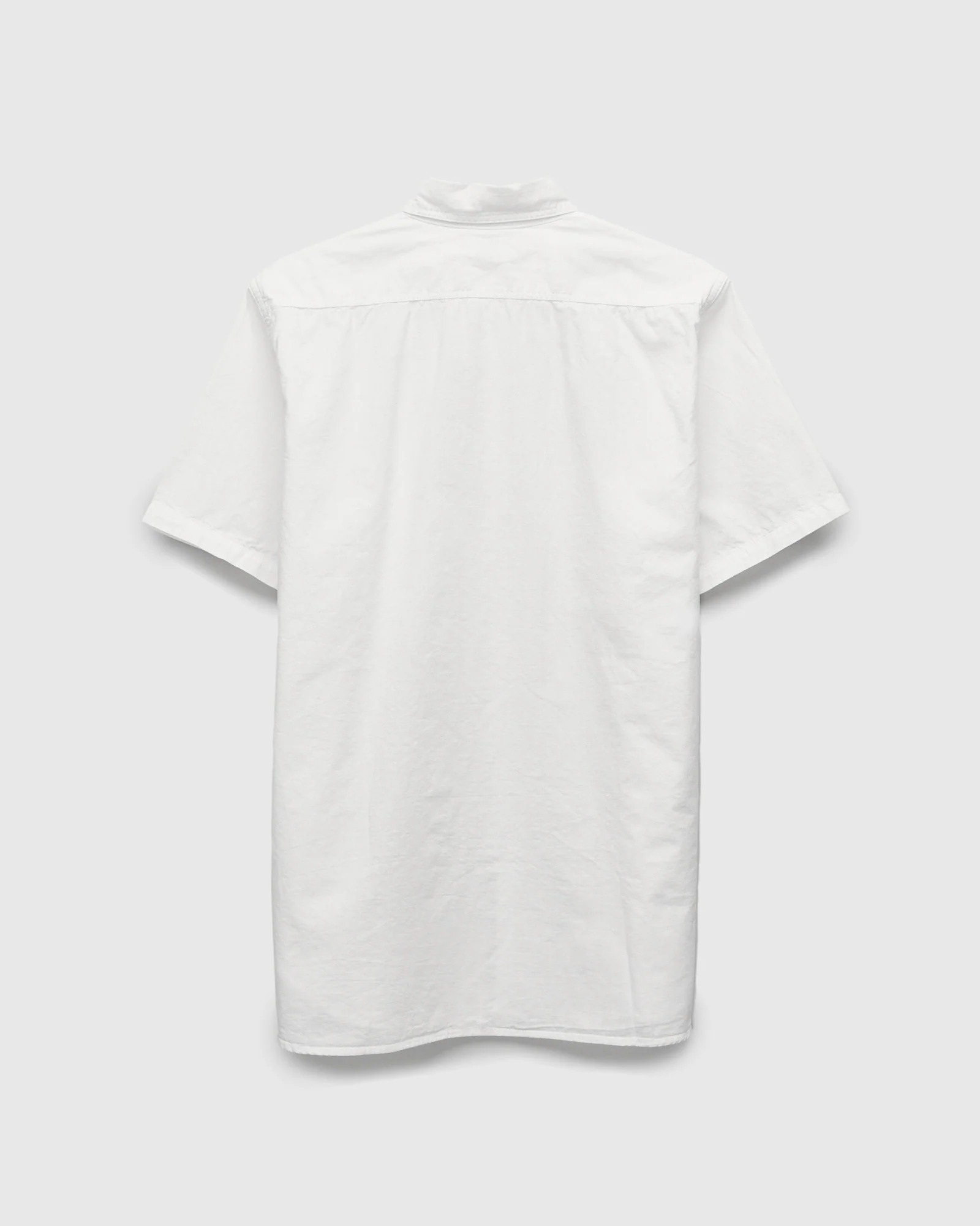 Vintage Fit SS Chambray Work Shirt in White - Image 2