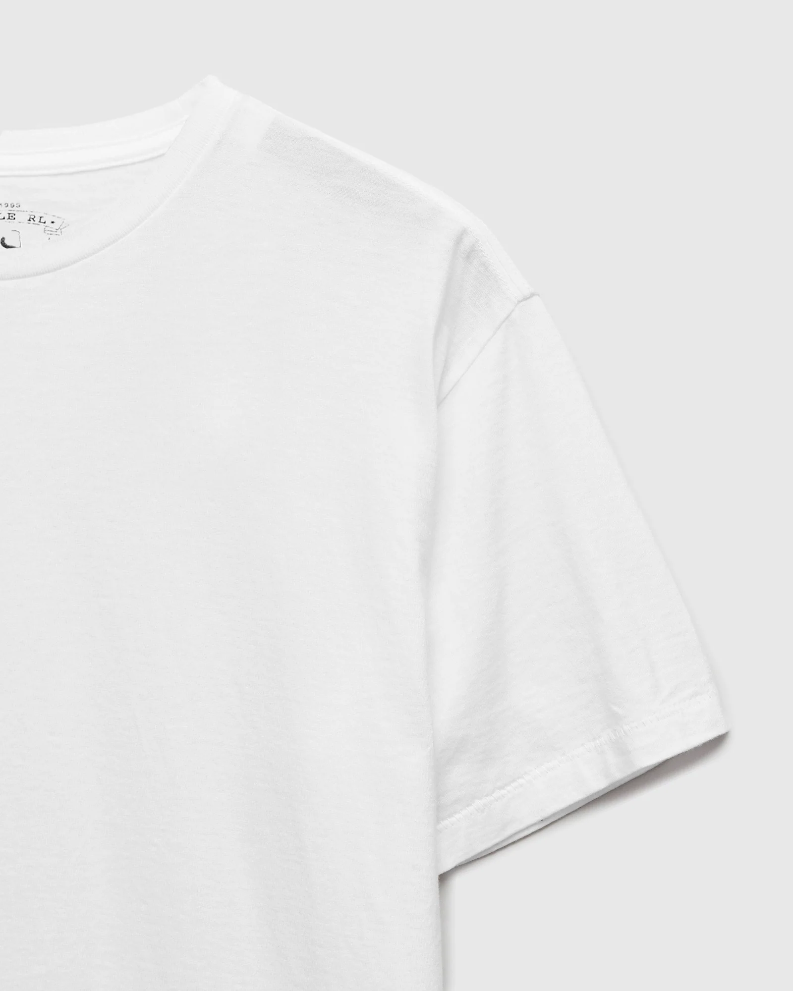 Vintage Knit T-Shirt in White - Image 4