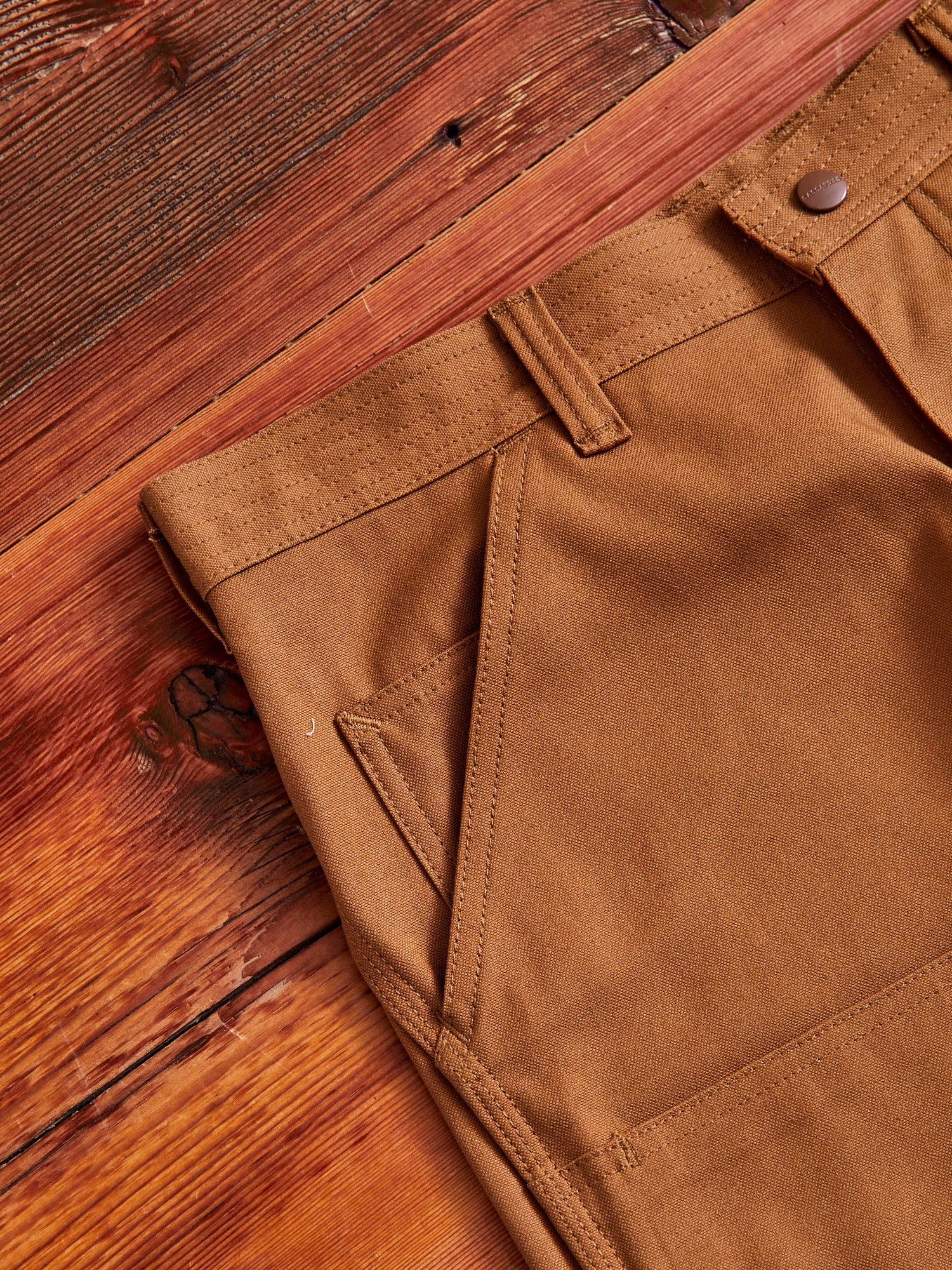 W Sprayer 5 Pants in Brown Duck Canvas - Image 6