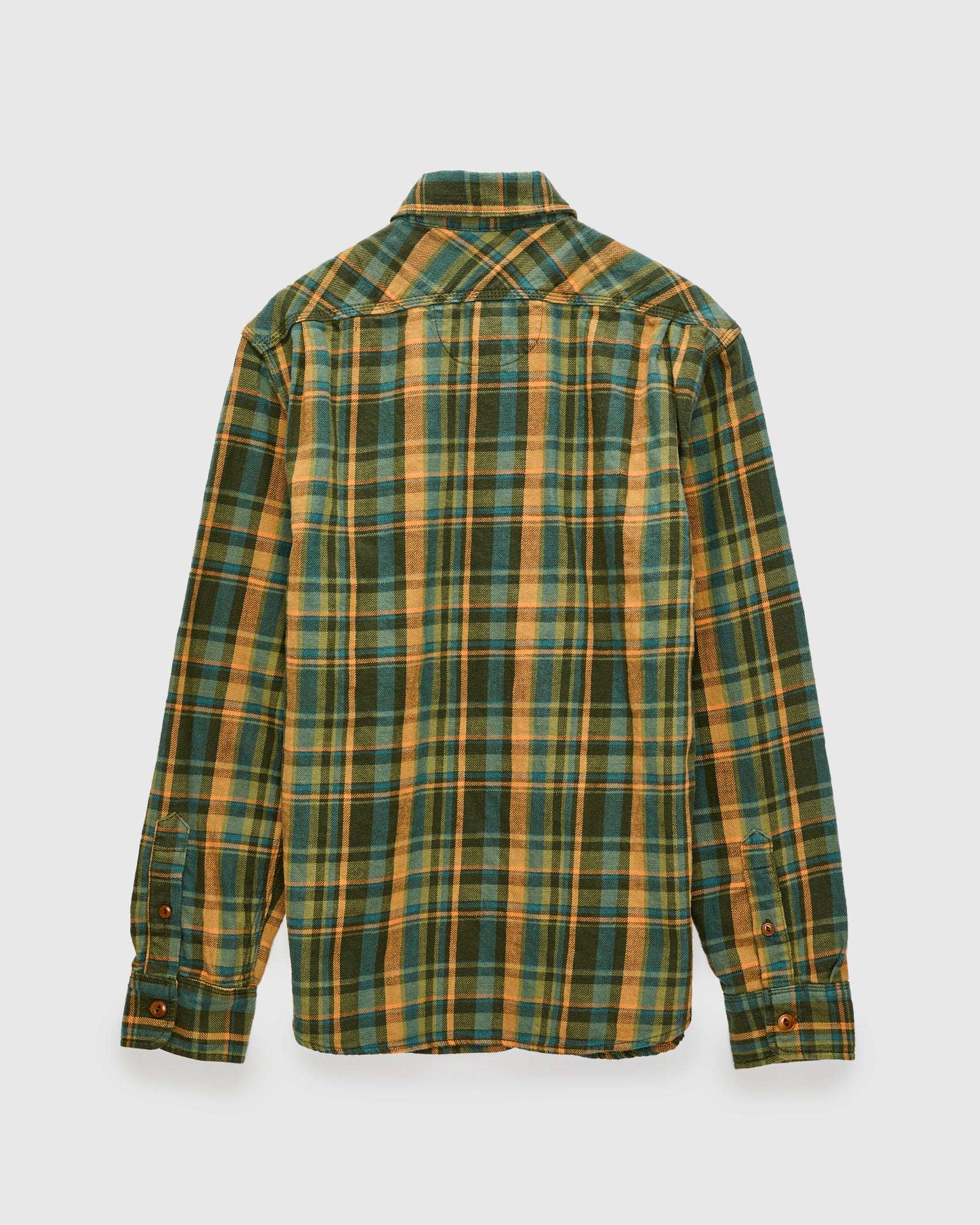 Wells Workshirt in Evergreen Plaid - Image 2