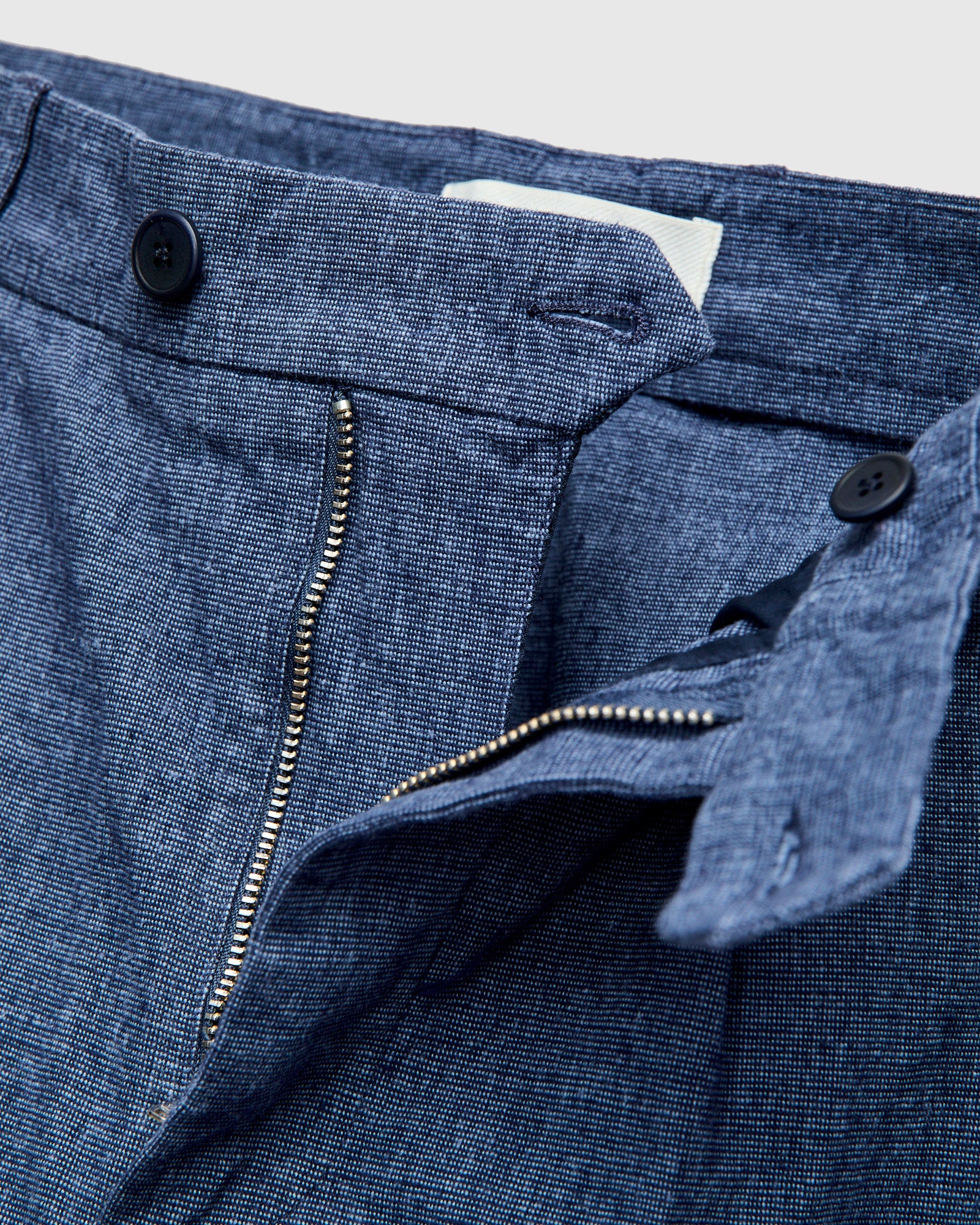 Wick Trouser in Indigo Linen Marl - Image 6