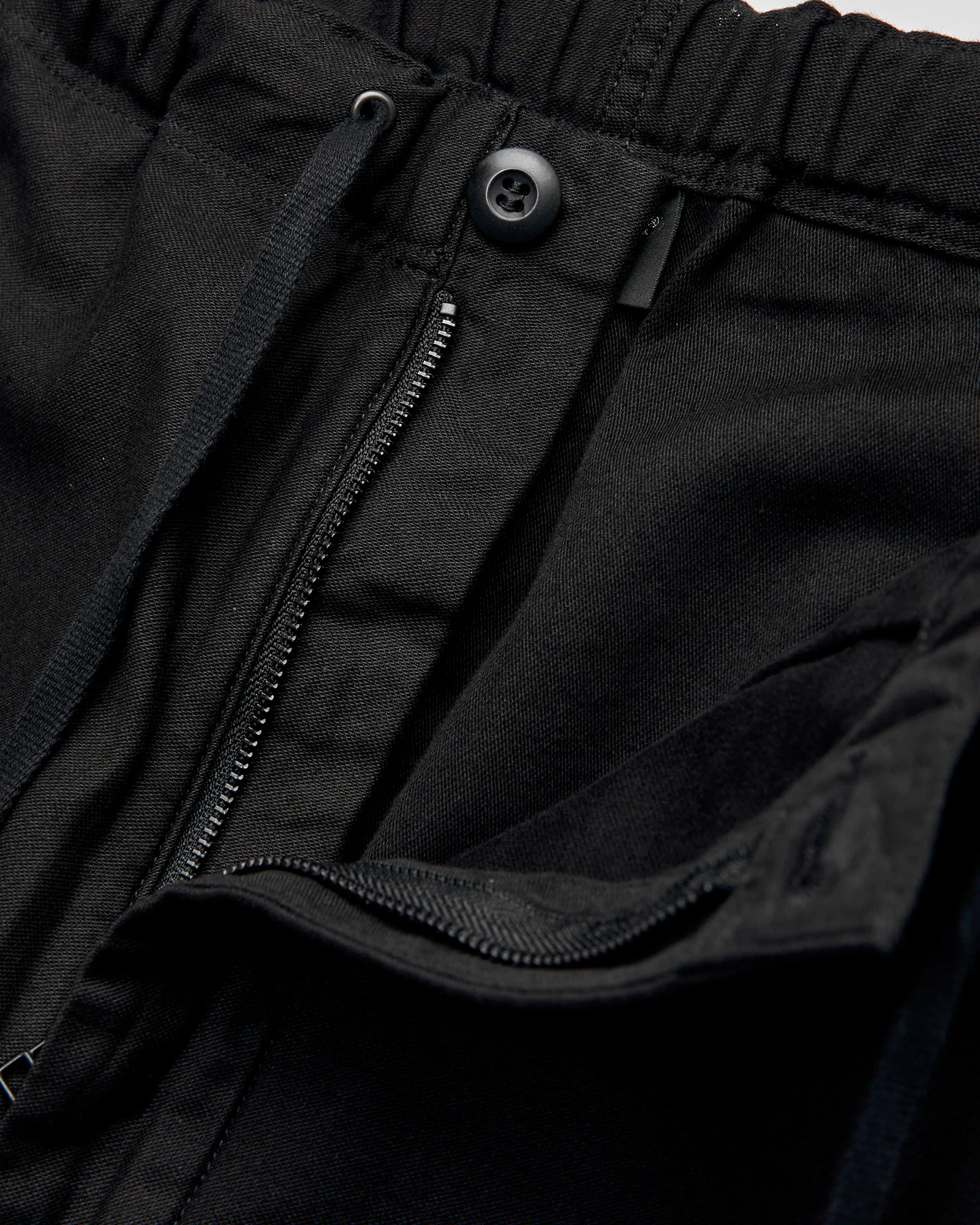 Wide Fit Reverse Satin New Yorker Pants in Black - Image 5