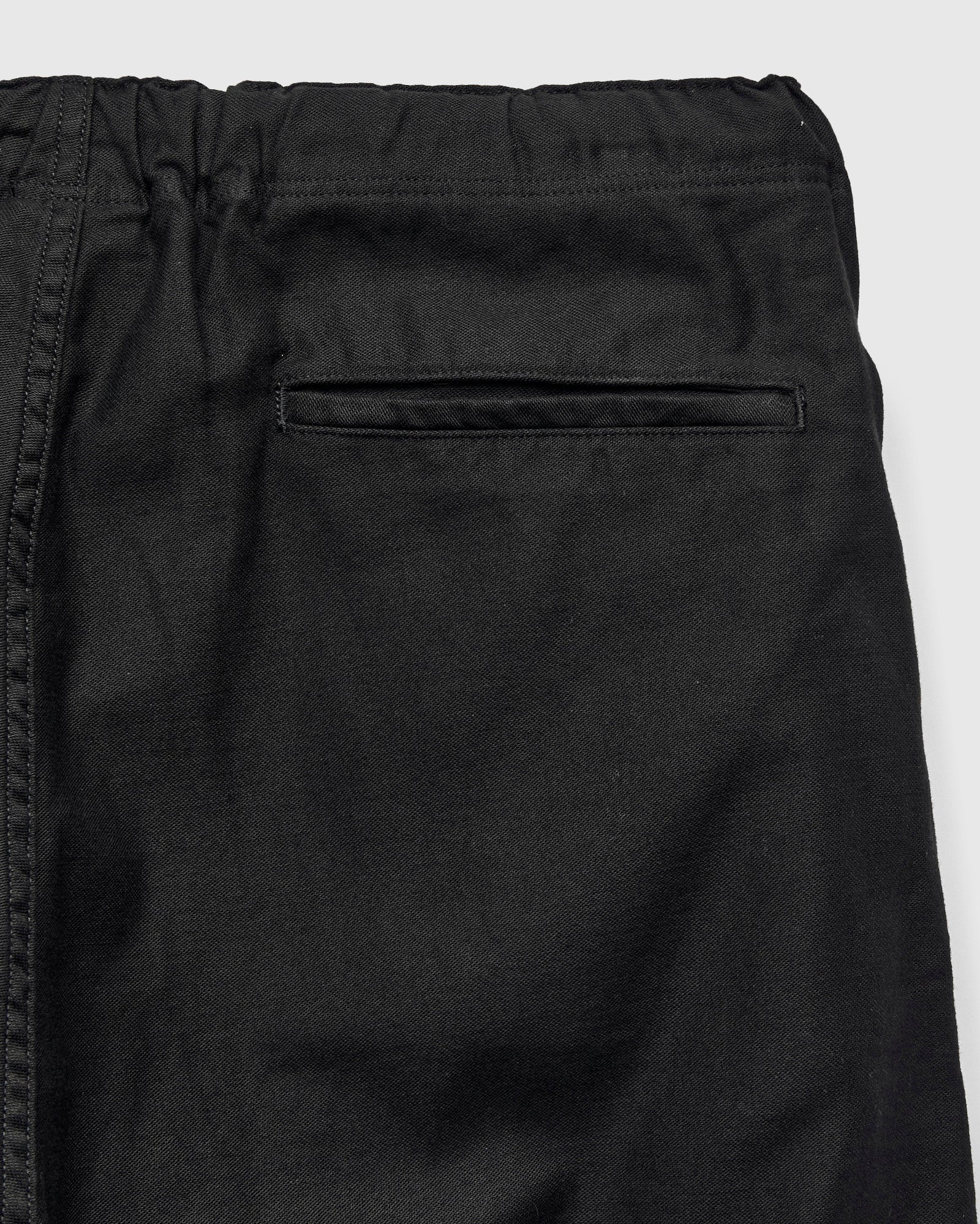 Wide Fit Reverse Satin New Yorker Pants in Black - Image 7