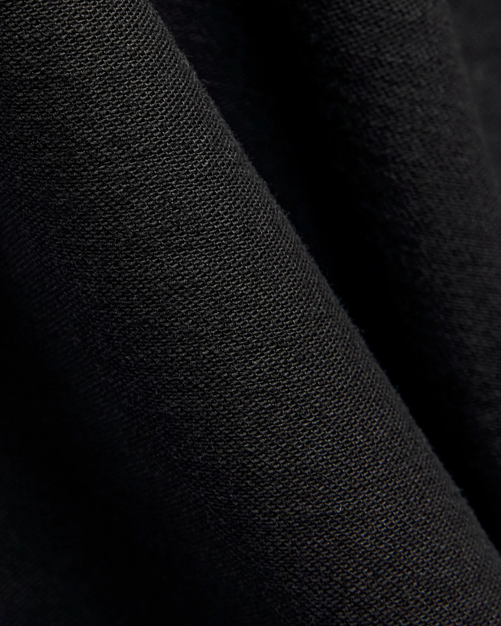 Wide Fit Reverse Satin New Yorker Pants in Black - Image 8