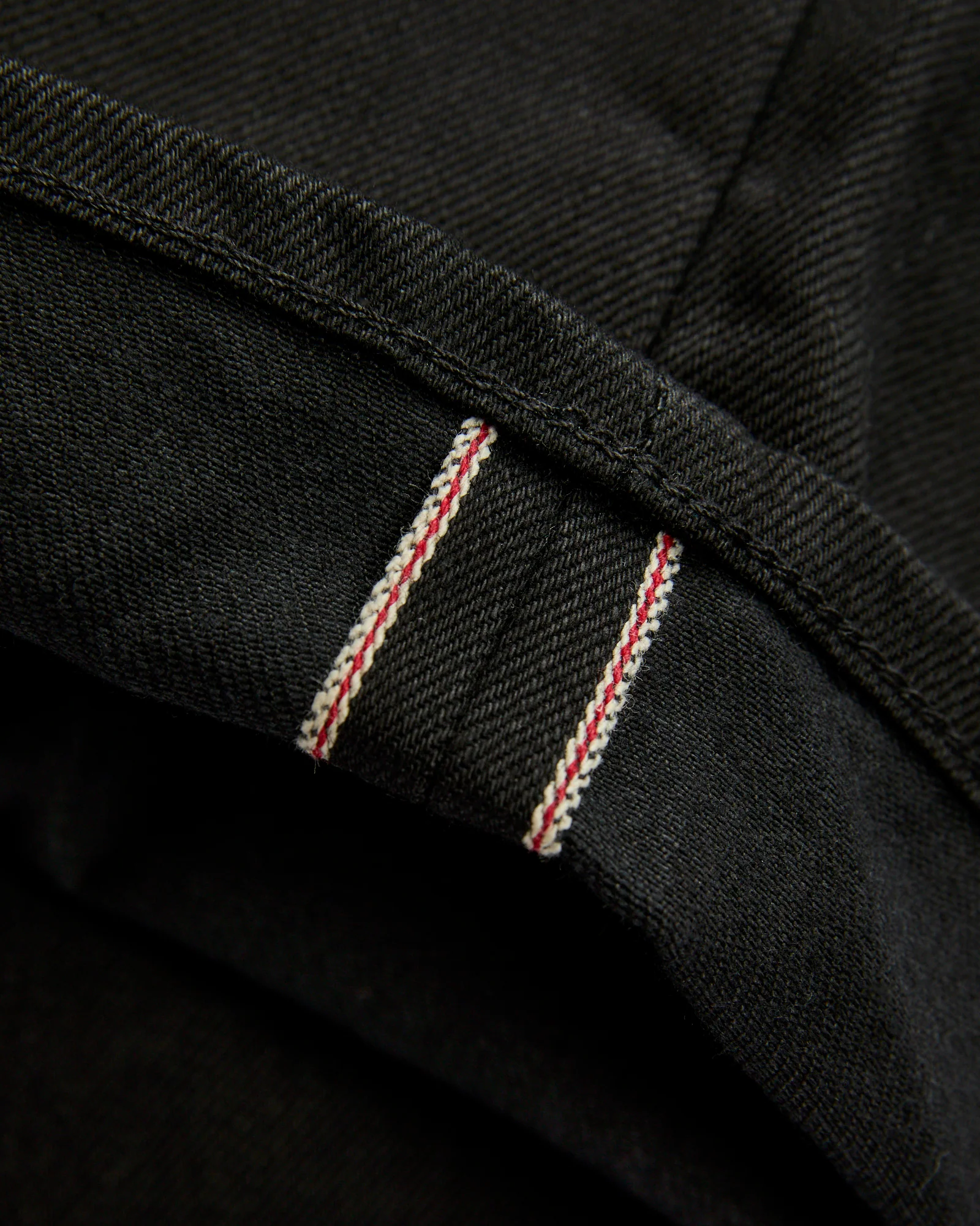"Willie" 13oz Black Selvedge Denim - Classic Straight Fit - Image 10