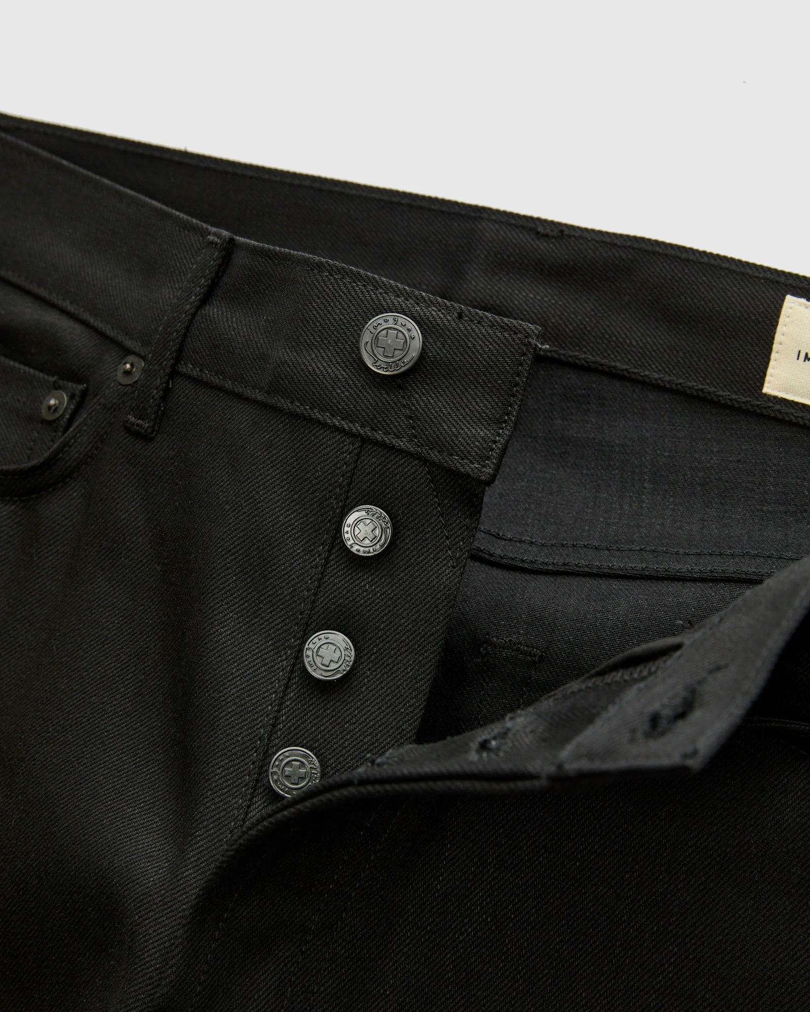 "Willie" 13oz Black Selvedge Denim - Classic Straight Fit - Image 8