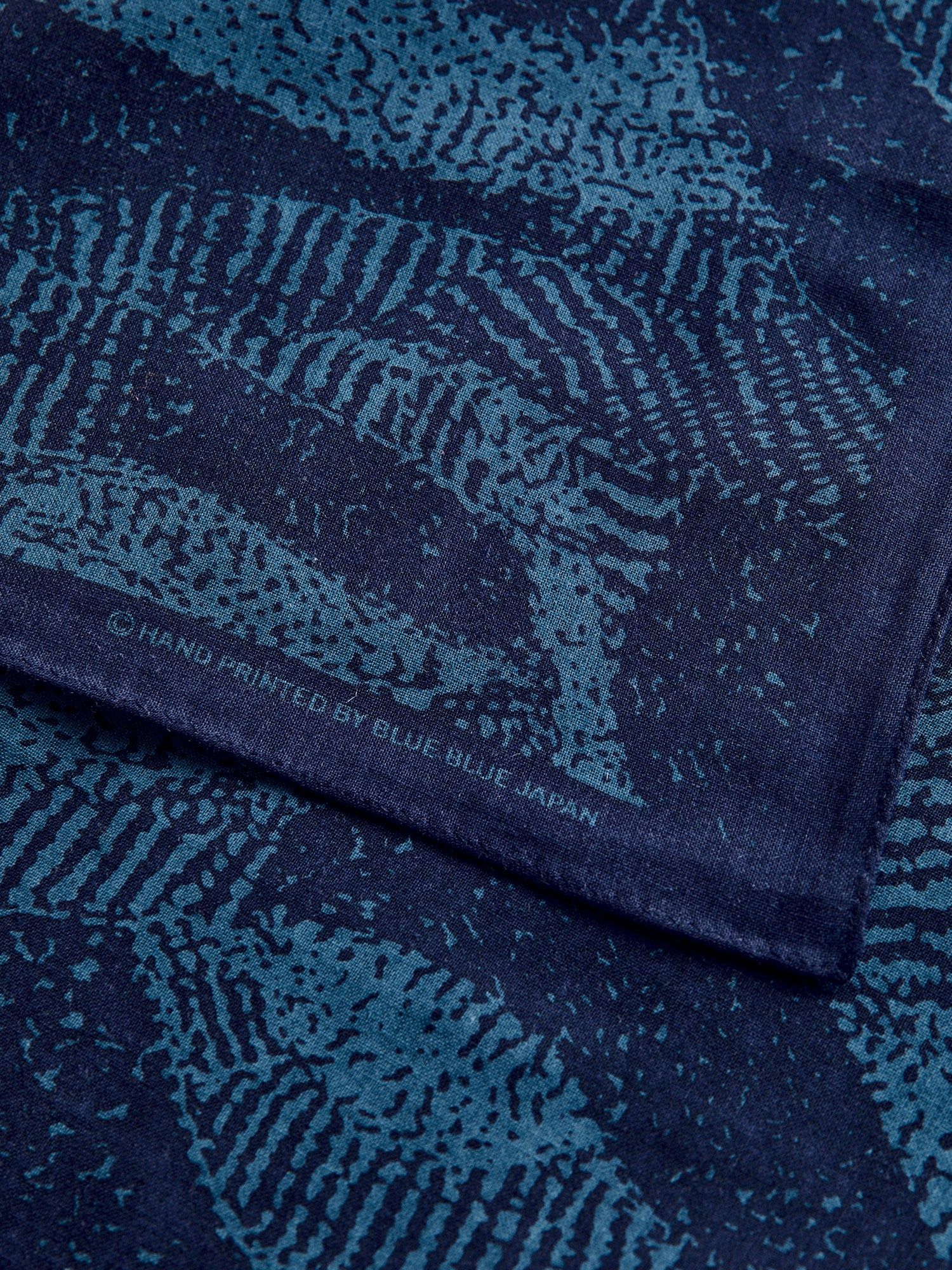 "Wind Flow" Bandana in Dark Navy - Image 4