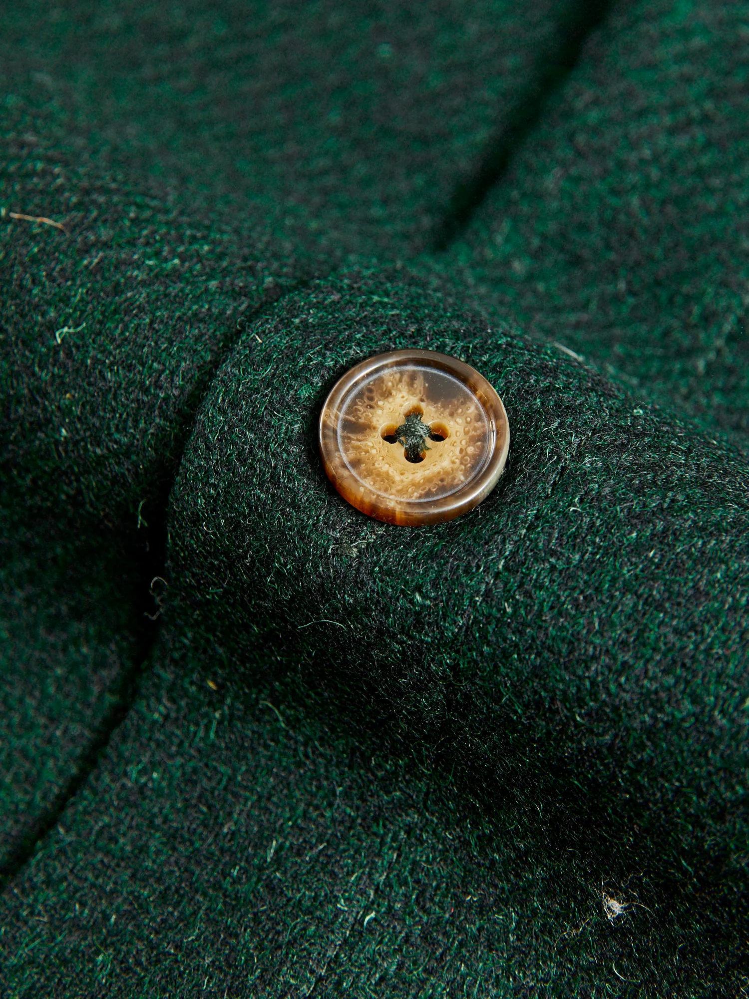 Wool Field Overshirt in Green - Image 6