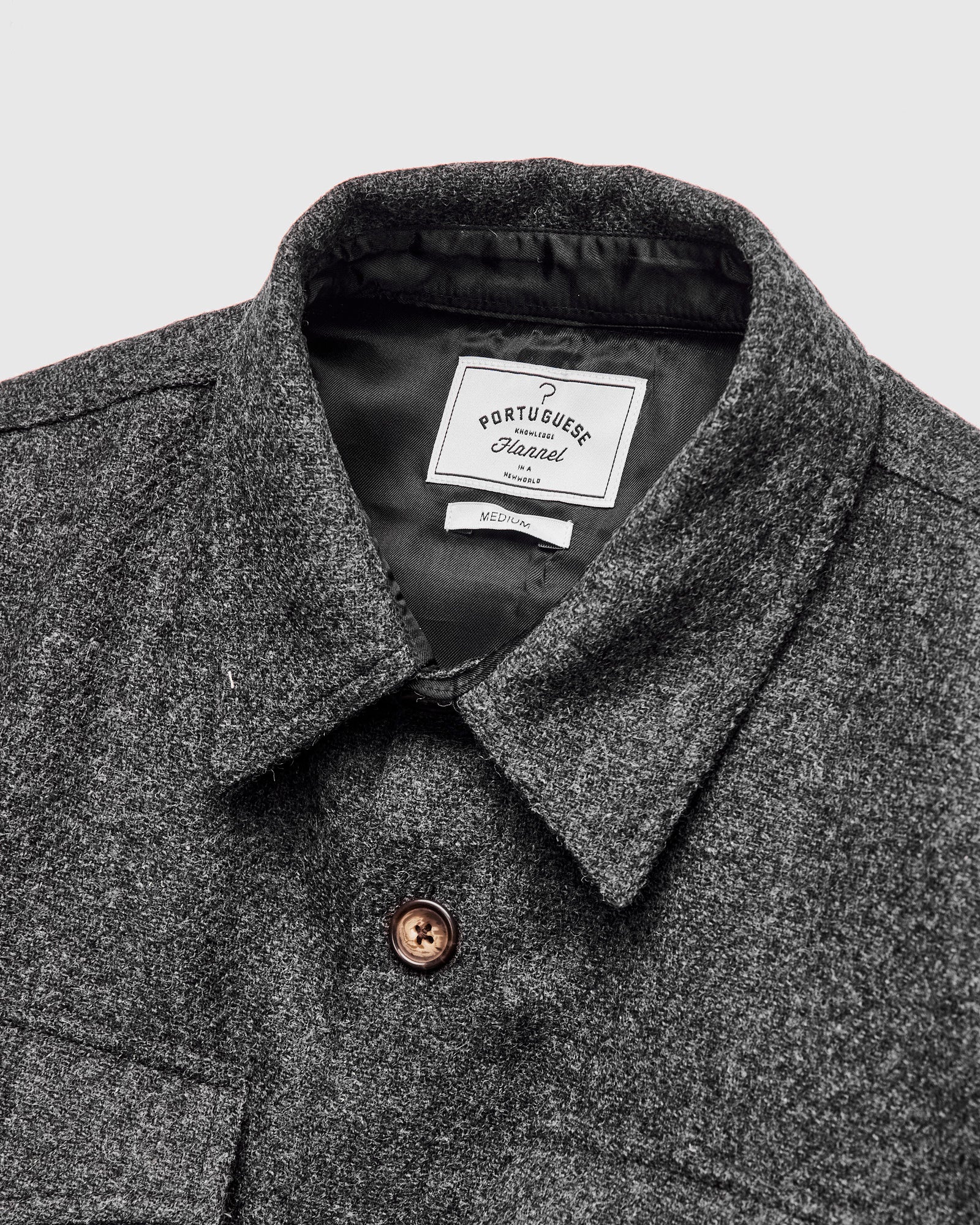 Wool Field Overshirt in Grey - Image 4
