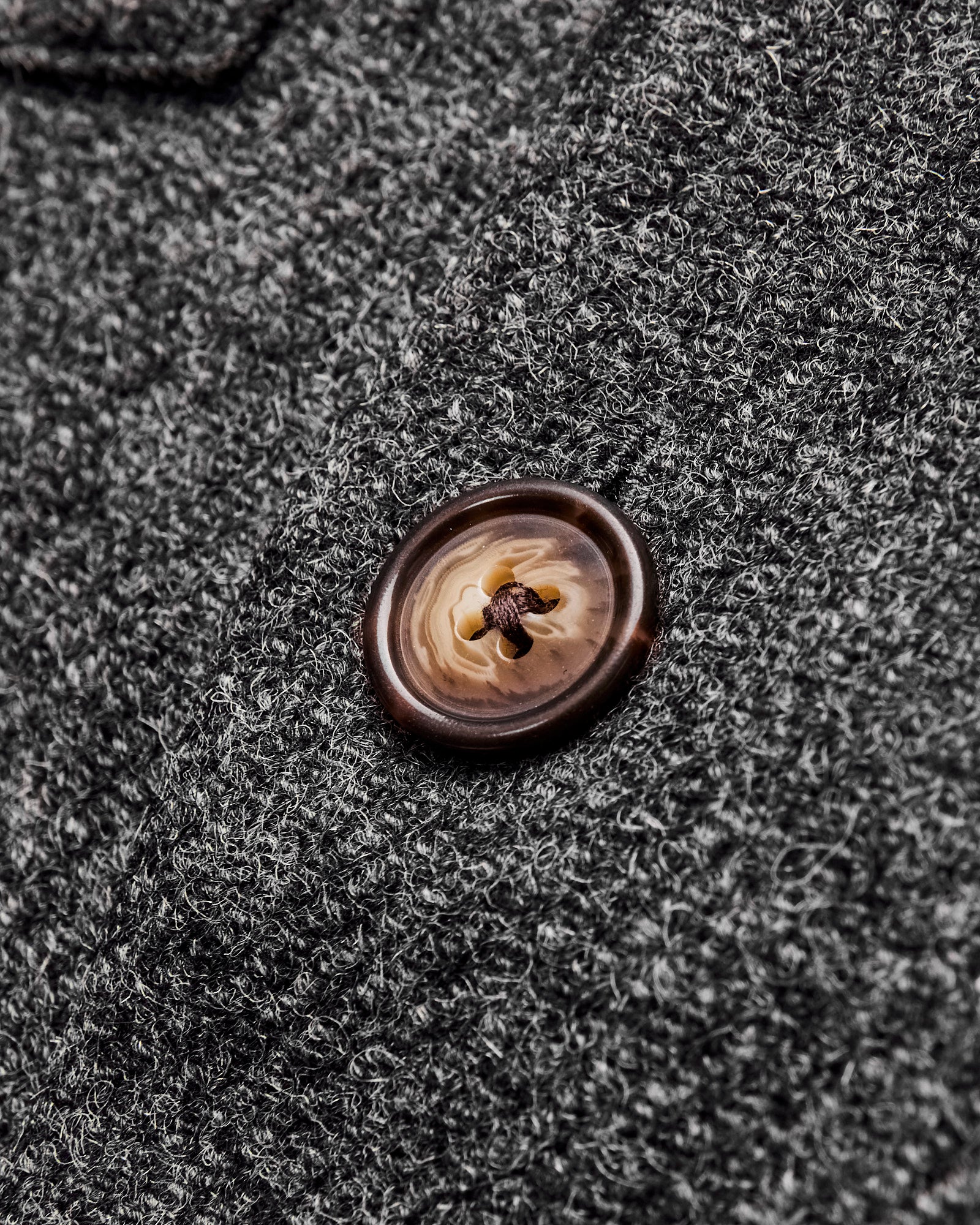 Wool Field Overshirt in Grey - Image 5