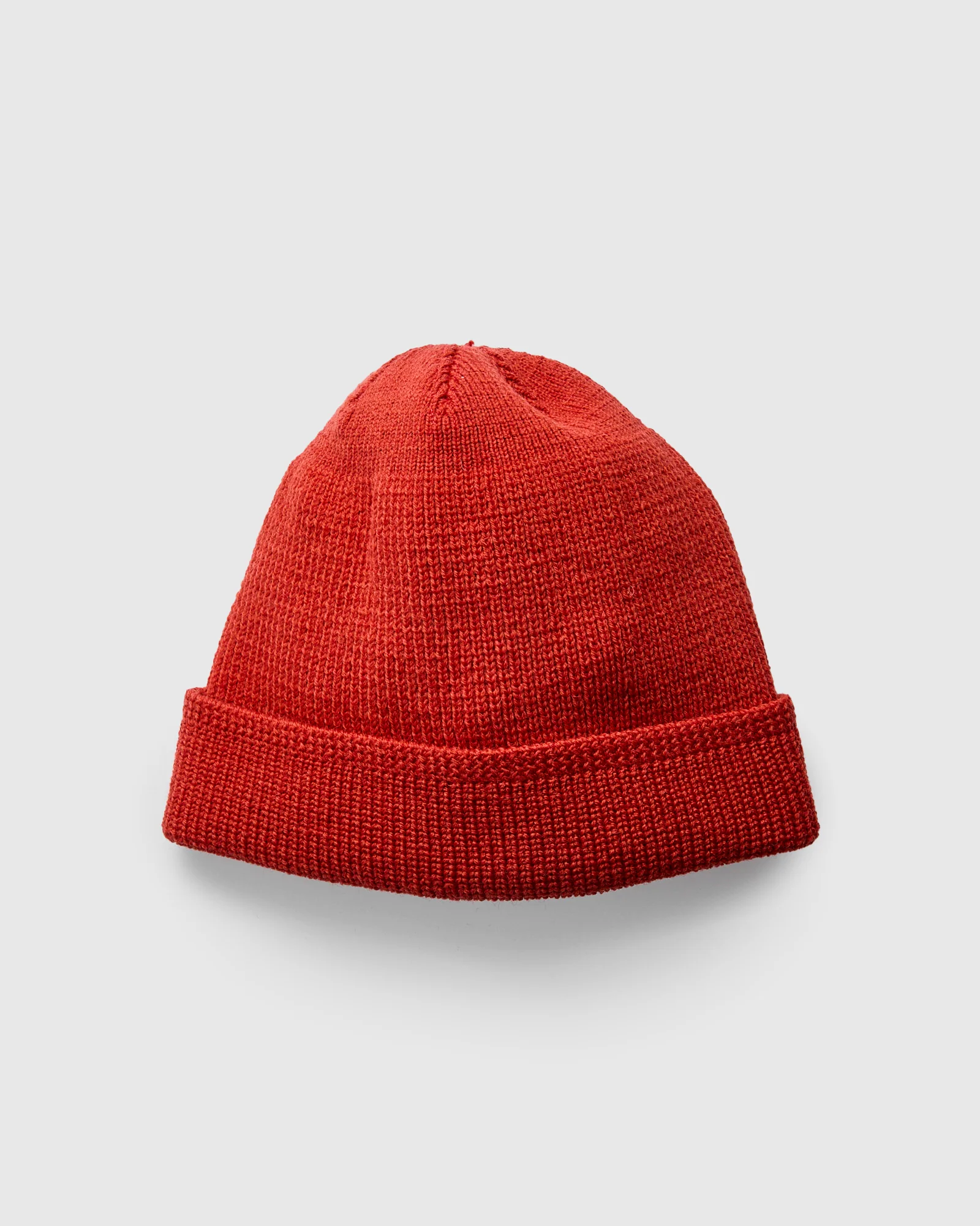 Wool Knit Watch Cap in Forster Red - Image 3