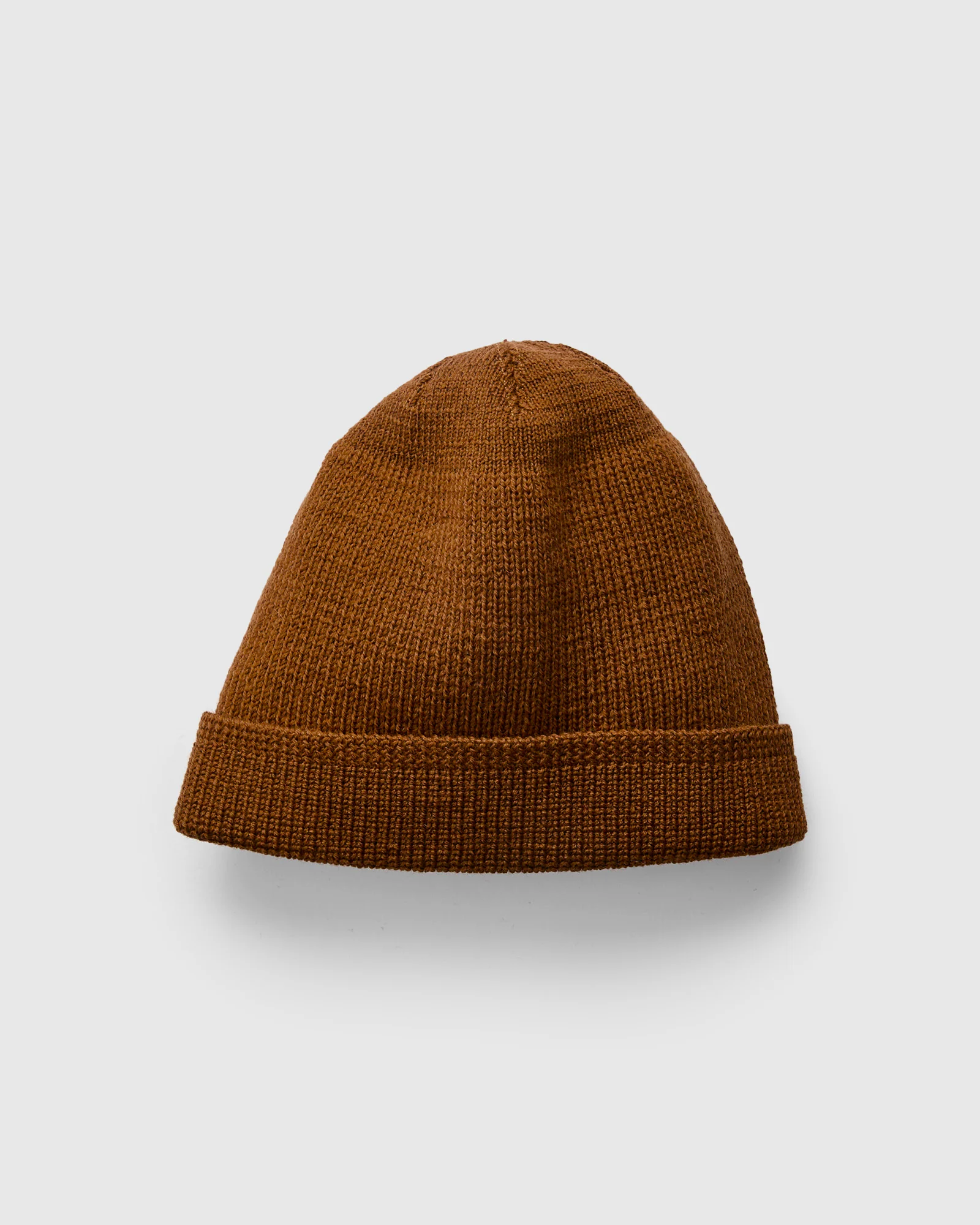 Wool Knit Watch Cap in Whiskey - Image 3
