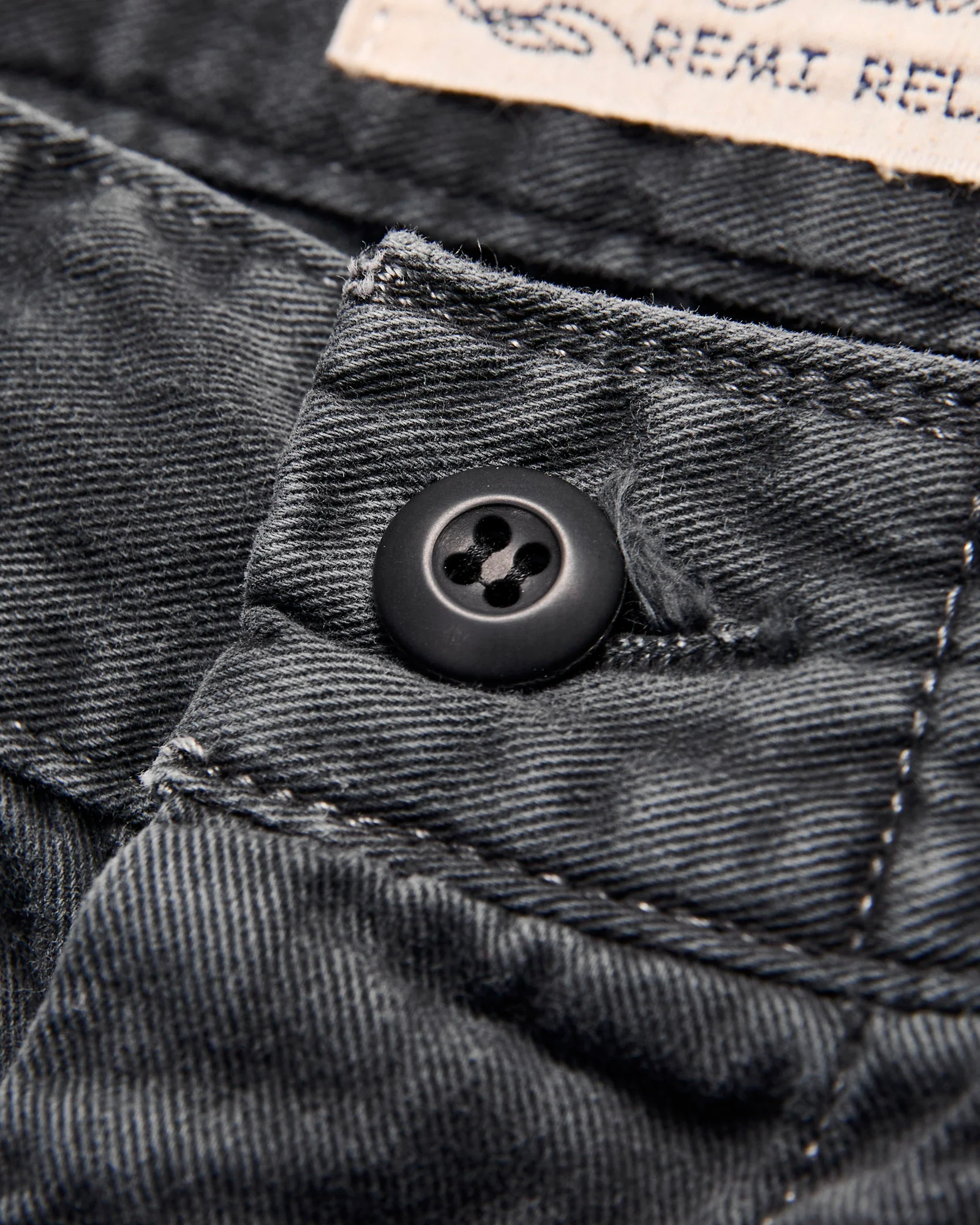 Work Twill Chino Pants in Black - Image 5