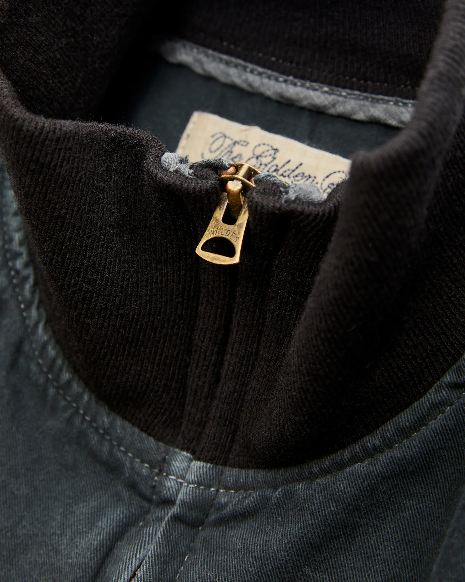 Work Twill Deck Jacket in Black - Image 5