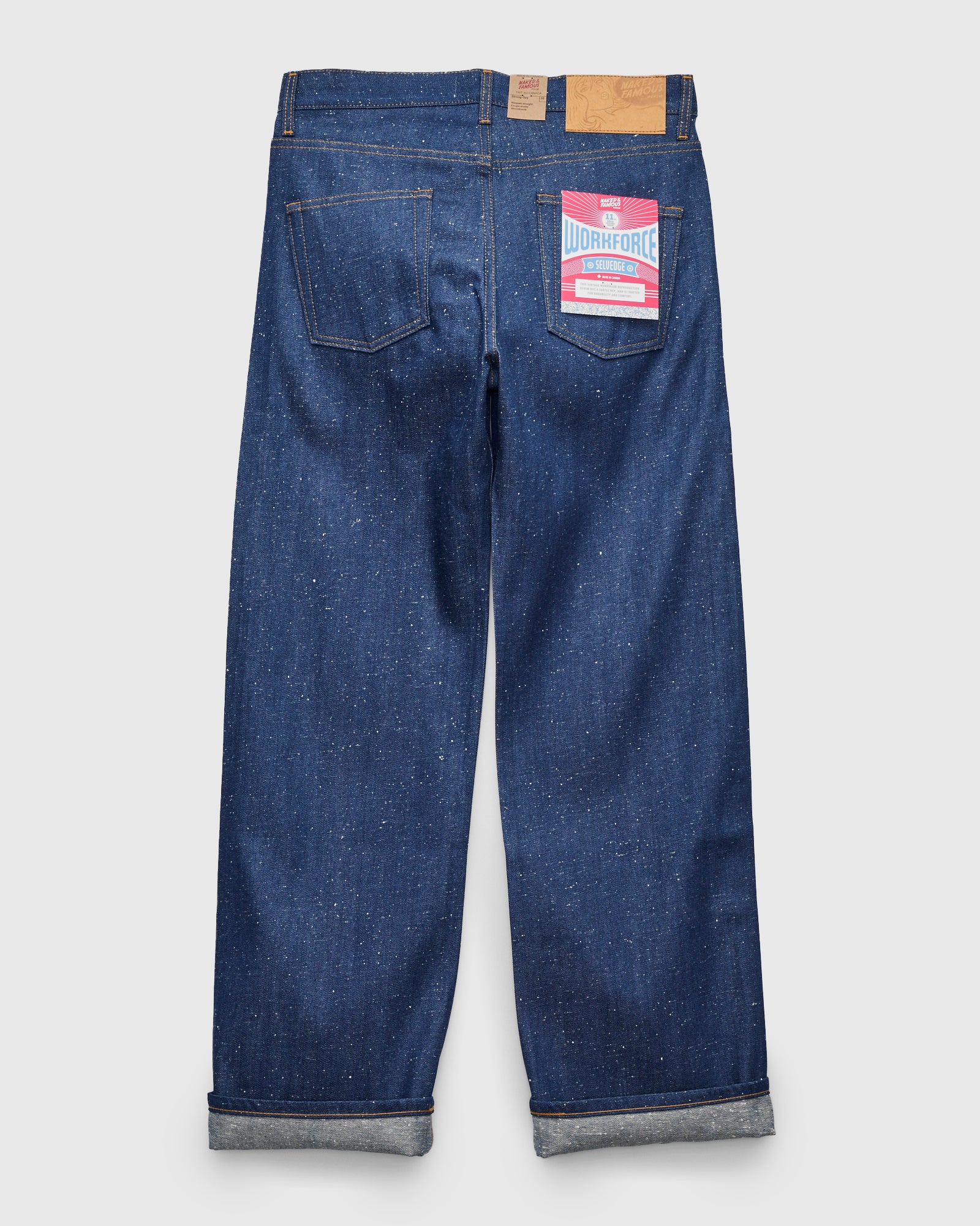 "Workforce Selvedge" 10.9oz Nep Selvedge Denim - Strong Guy Fit - Image 3