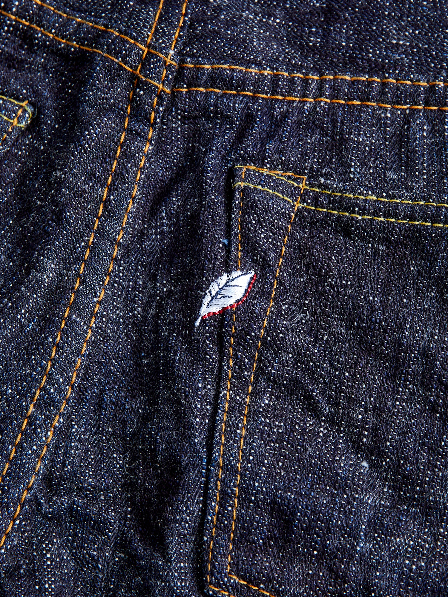 WSB-005 "Double Slub" 16oz Rinsed Selvedge Denim - Slim Straight Fit - Image 10