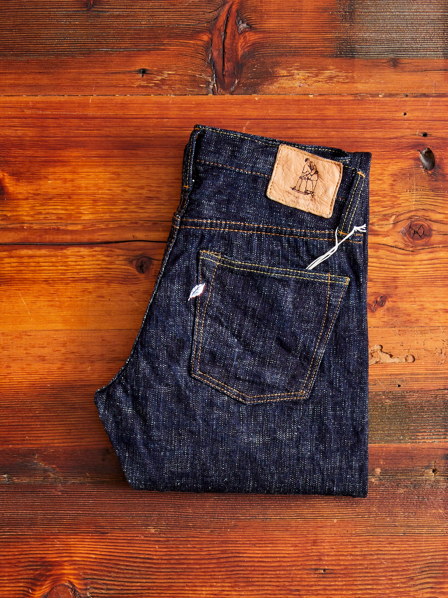 WSB-005 "Double Slub" 16oz Rinsed Selvedge Denim - Slim Straight Fit - Image 2
